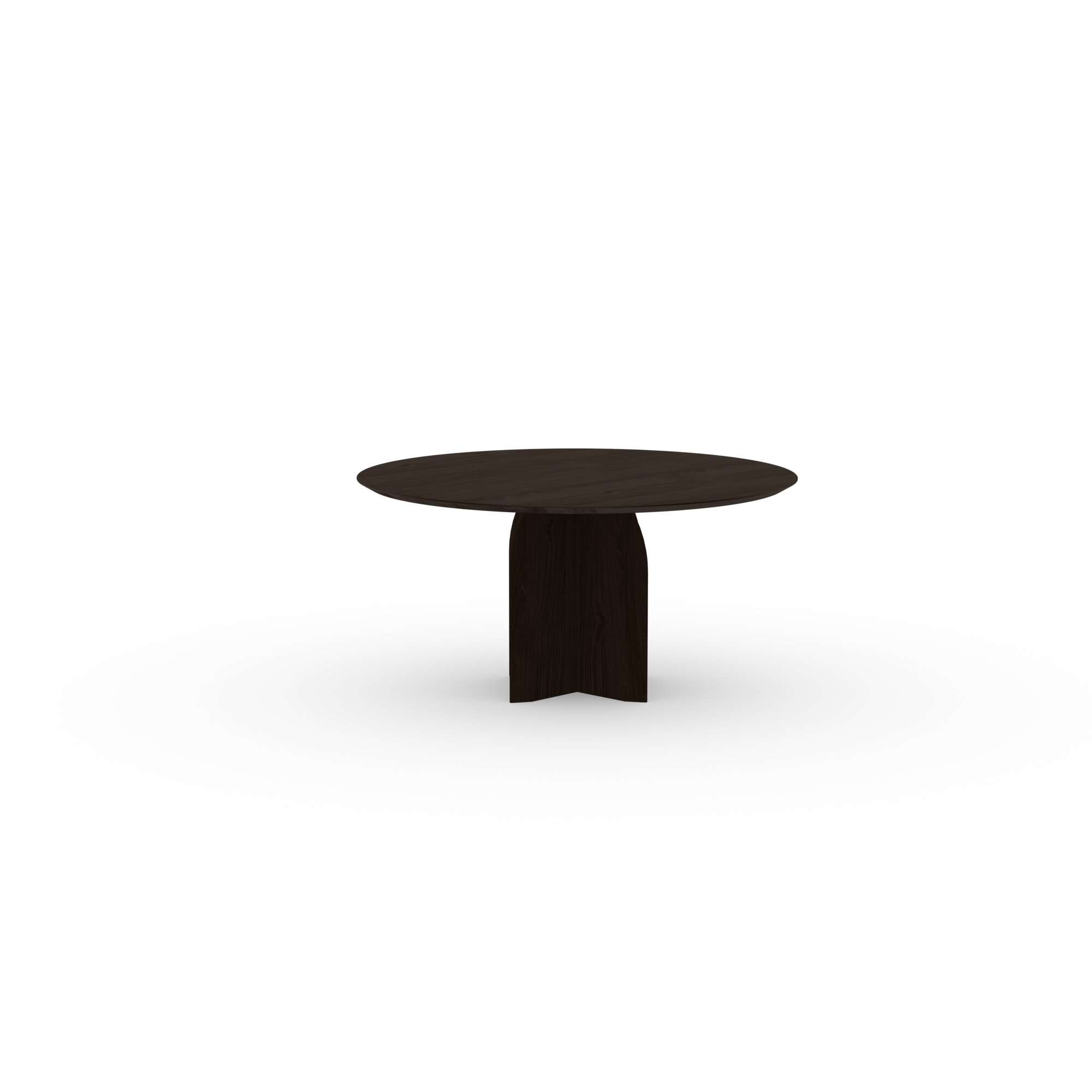 Ronde Design dining table | Slot Quadpod Oak smoked stain | Oak smoked | Studio HENK| 