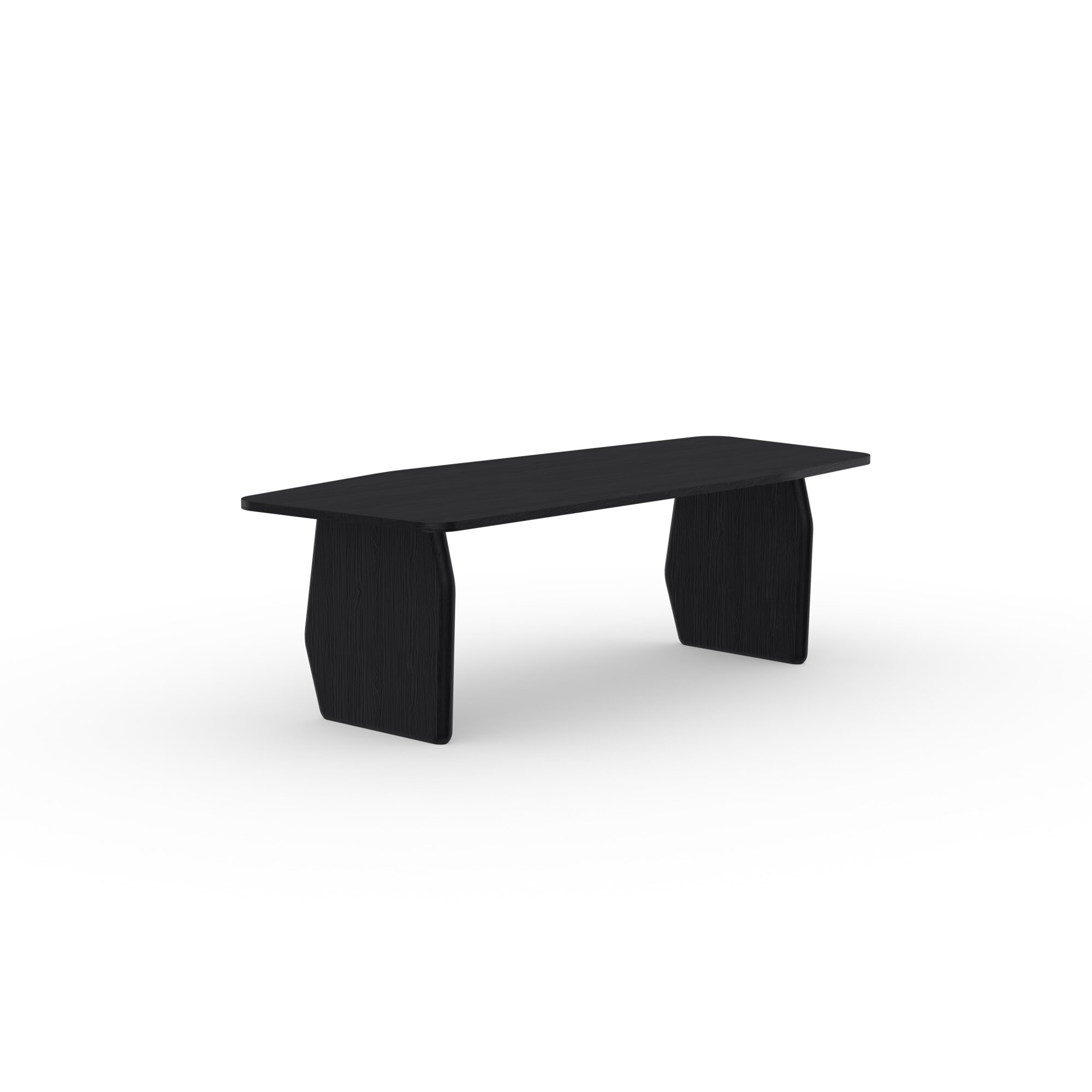  Design dining table | Slant Oak black stain | Oak black stain | Studio HENK | 