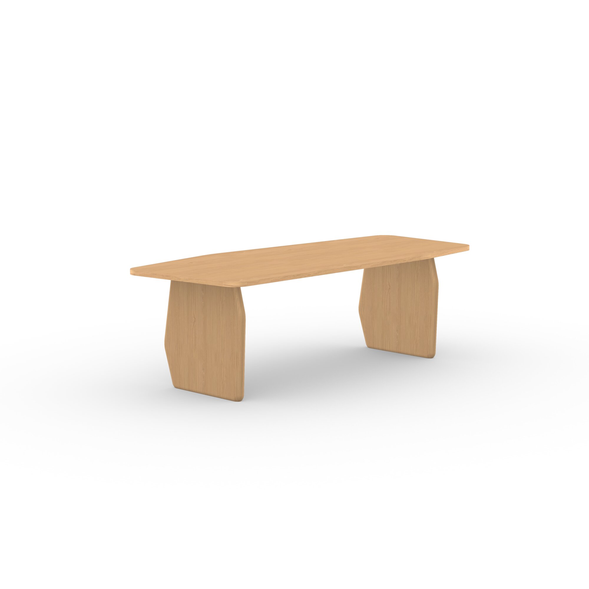  Design dining table | Slant Oak hardwax oil natural | Oak hardwax oil natural | Studio HENK | 