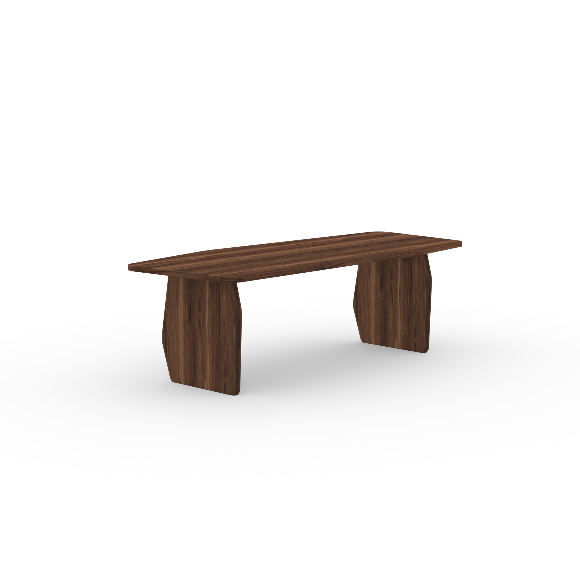  Design dining table | Slant Walnut naturel lacquer | Walnut naturel lacquer | Studio HENK | 