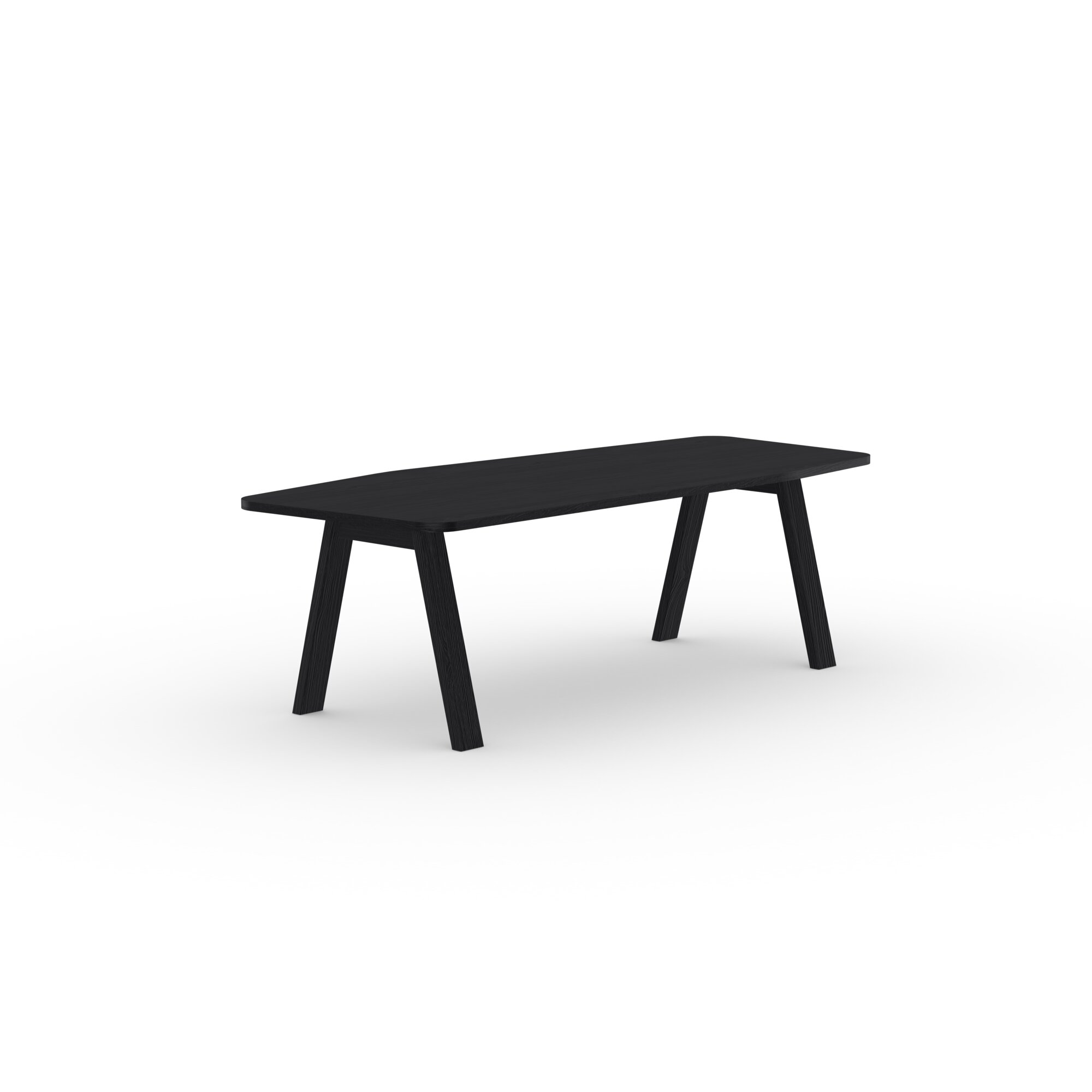  Design dining table | Legno Oak black stain | Oak black stain | Studio HENK | 