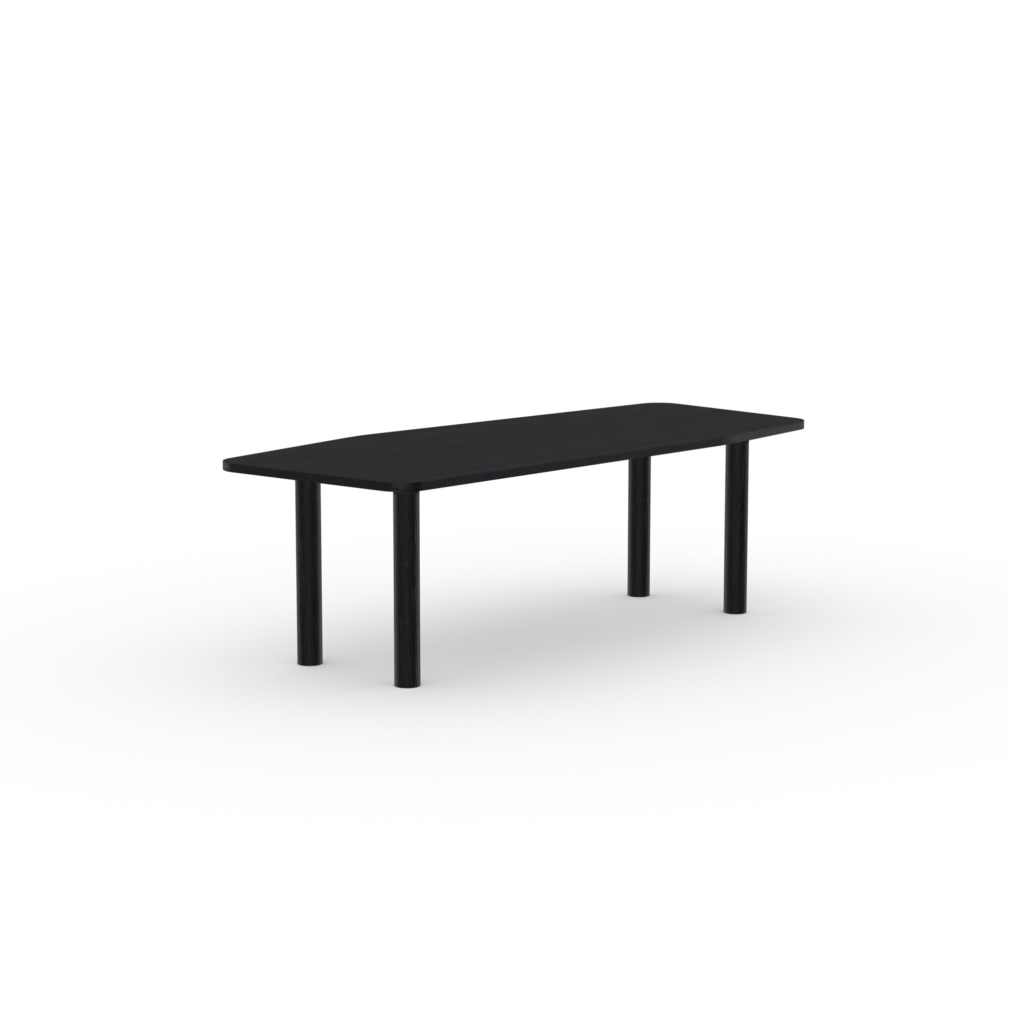  Design dining table | Cylinder Oak black stain | Oak black stain | Studio HENK | 