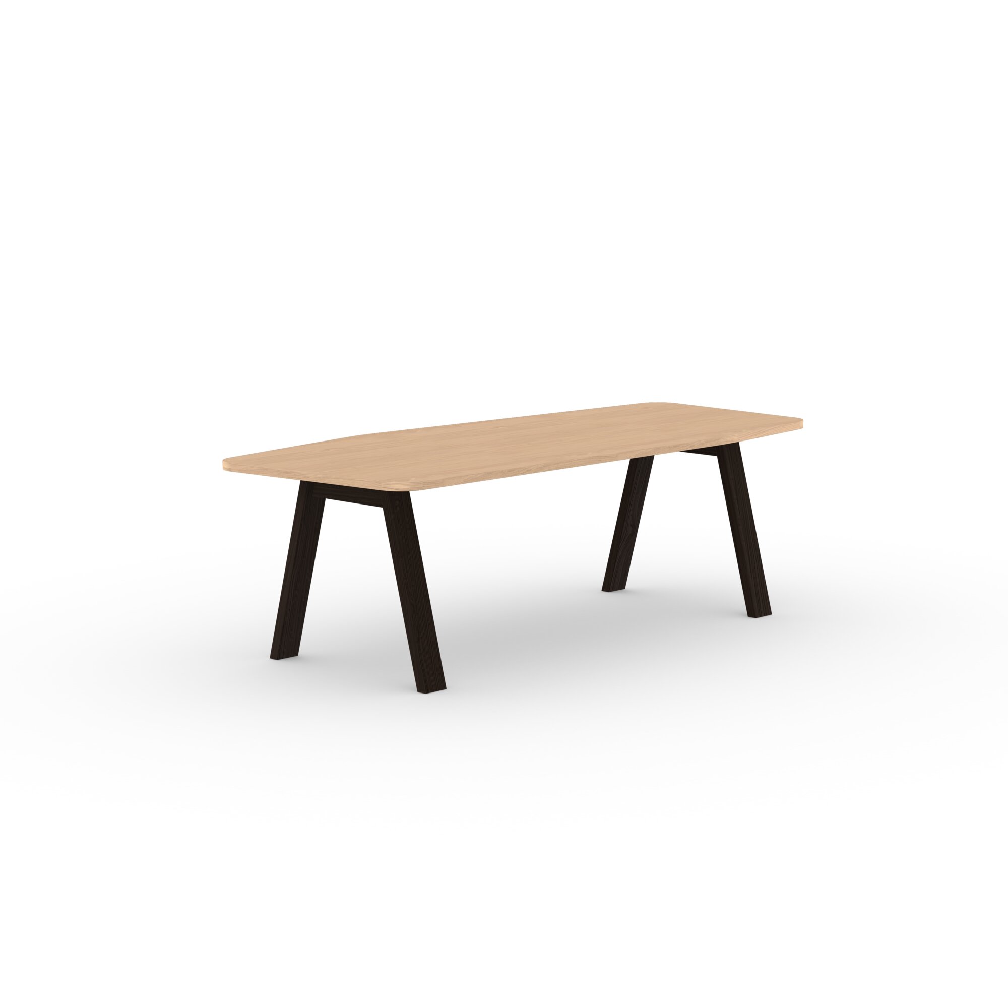  Design dining table | Legno Oak smoked stain | Oak hardwax oil natural light | Studio HENK | 