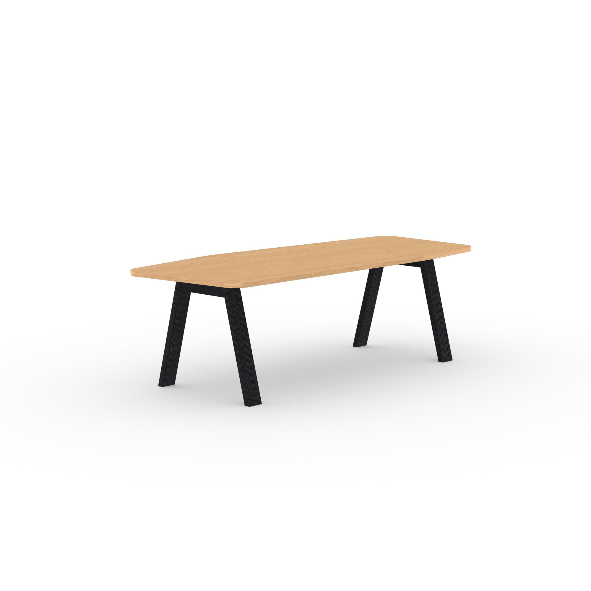  Design dining table | Legno Oak black stain | Oak hardwax oil natural | Studio HENK | 