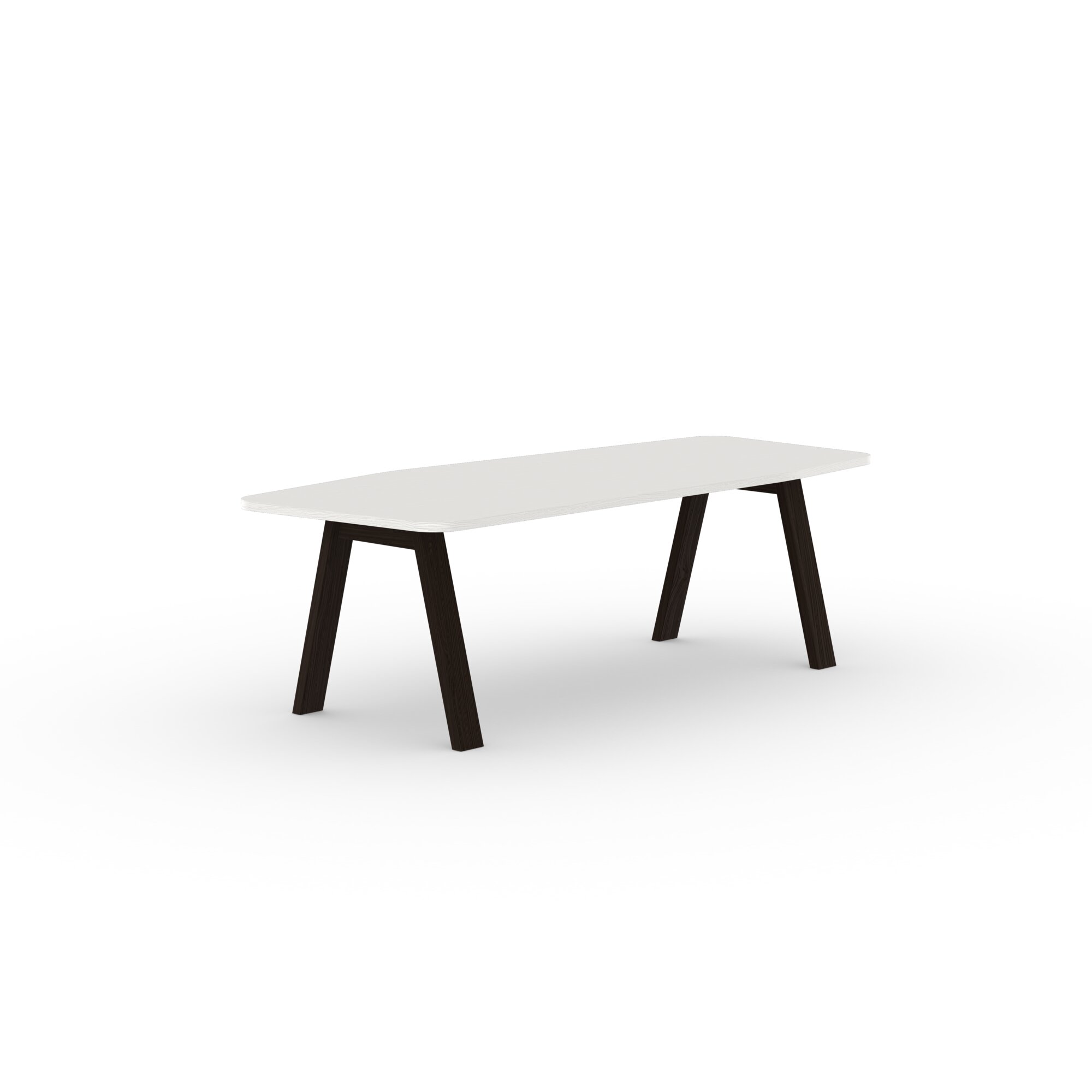 Design dining table | Legno Oak smoked stain | Oak white lacquer | Studio HENK | 