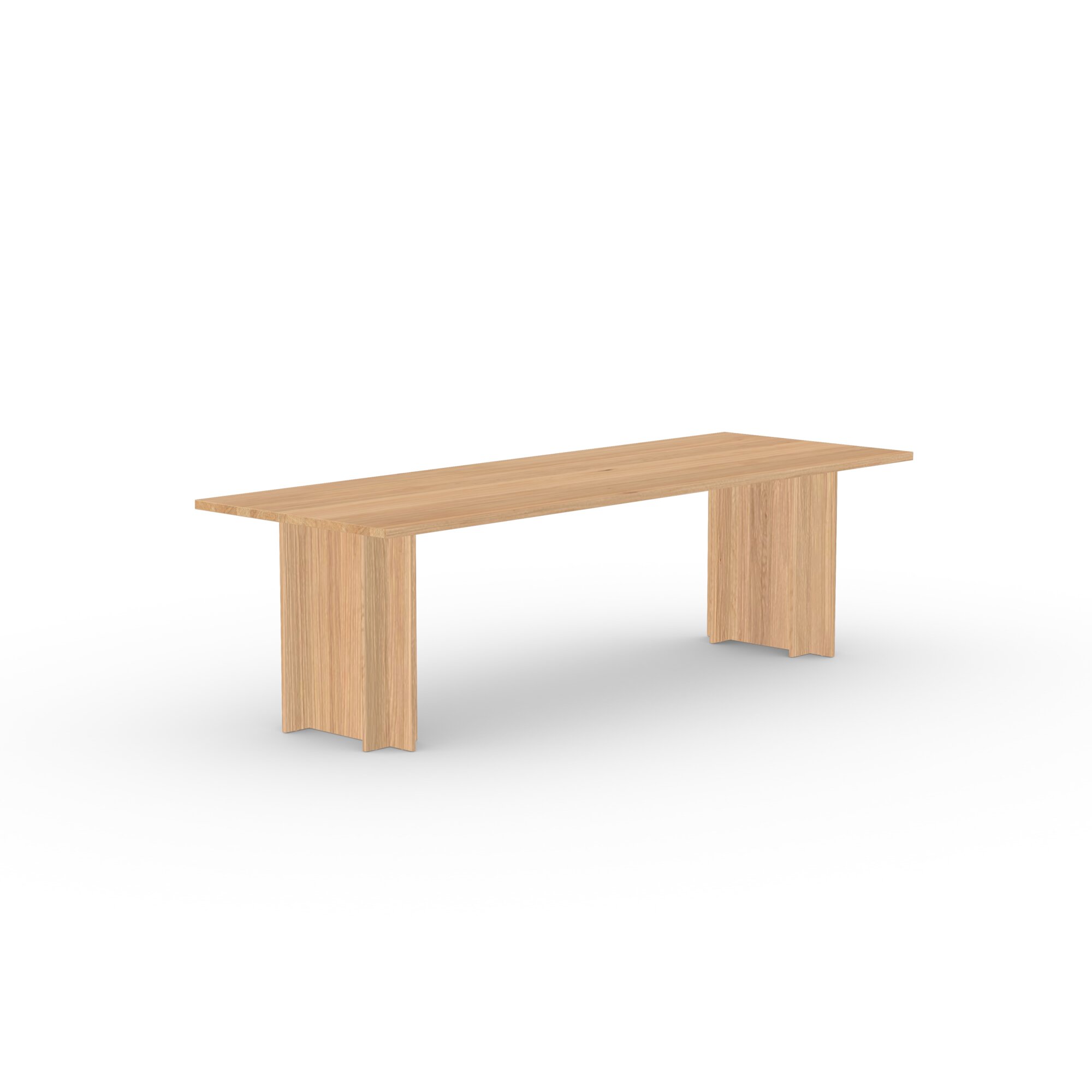 Rectangular Design dining table | Column  Oak natural lacquer | Oak natural lacquer  | Studio HENK | 
