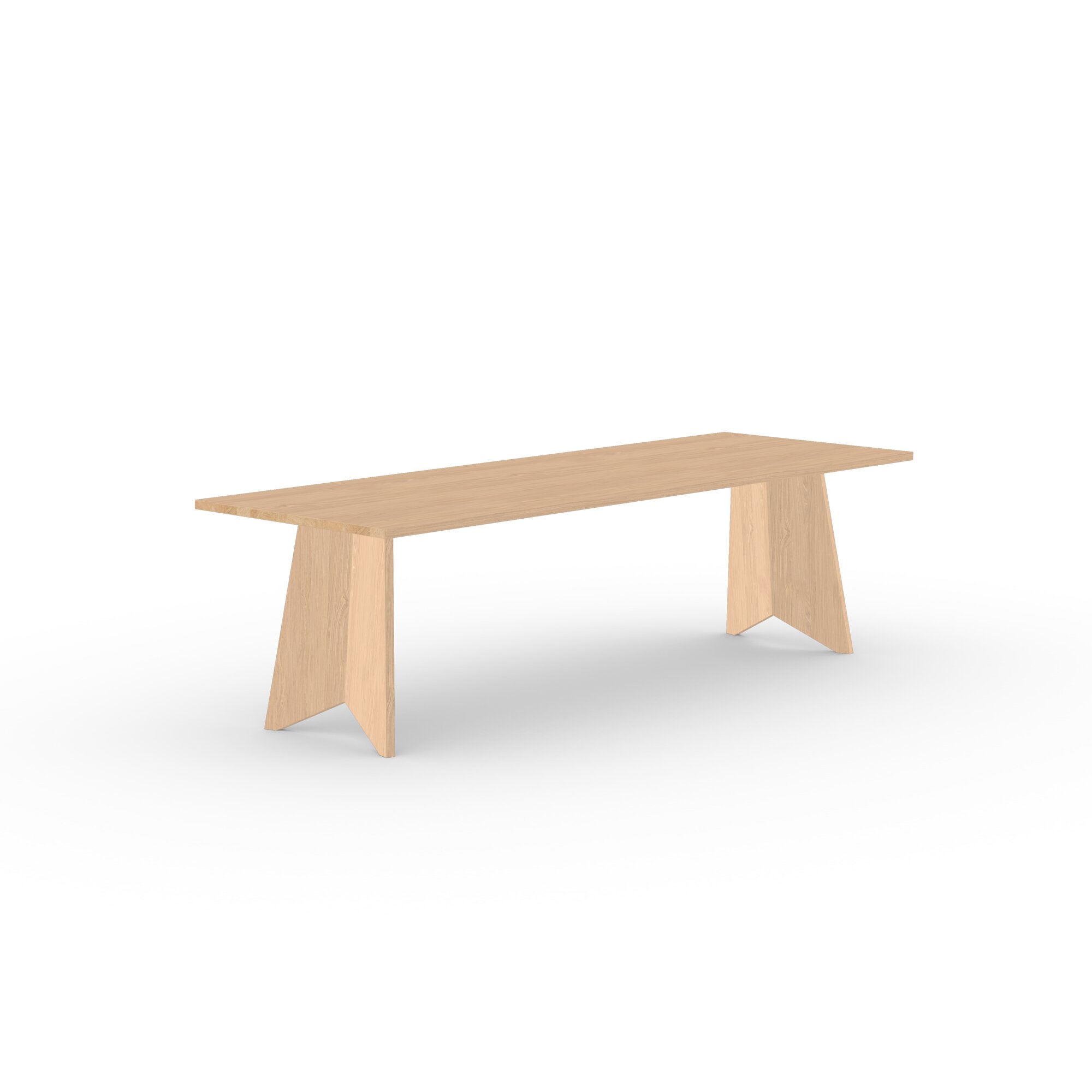 Rectangular Design dining table | Butterfly Wood Dining Table Oak hardwax oil natural light | Oak hardwax oil natural light | Studio HENK | 