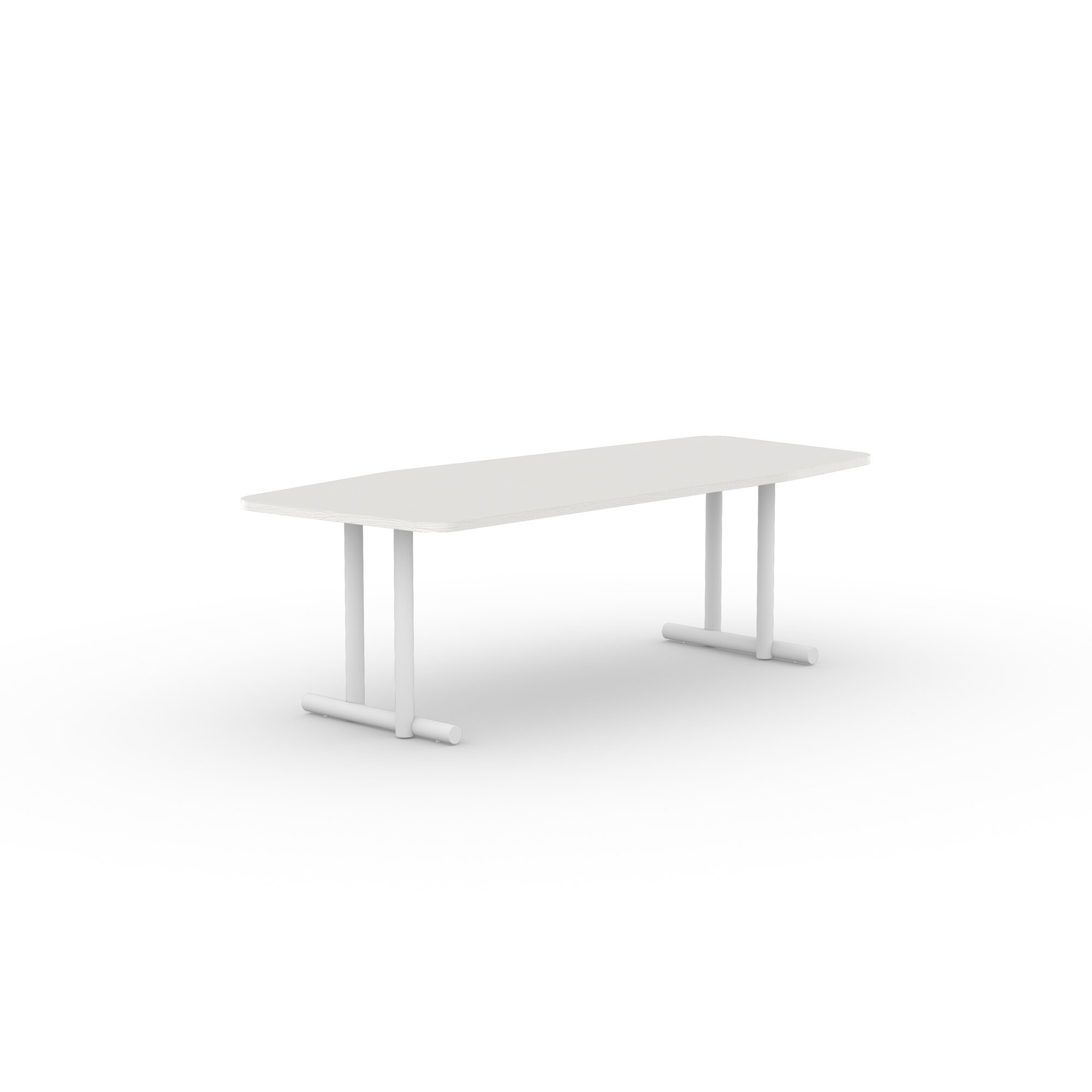  Design dining table | Mikado Dining Table Steel white powdercoating | Oak white lacquer | Studio HENK | 