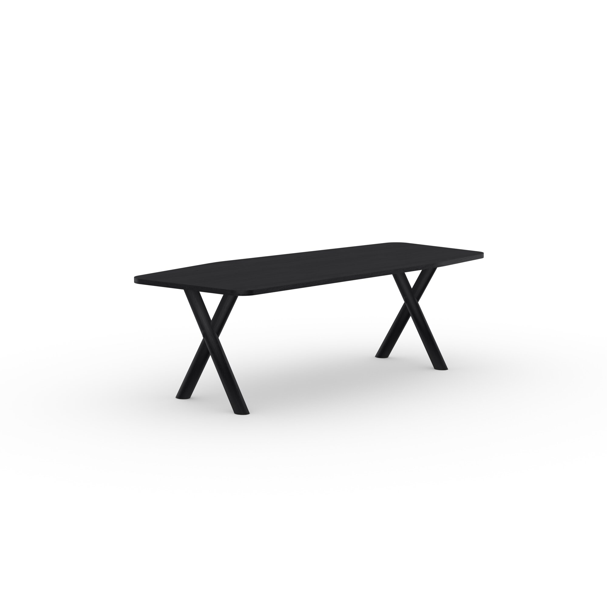  Design dining table | Slim-X Wood Dining Table Oak black stain | Oak black stain | Studio HENK | 