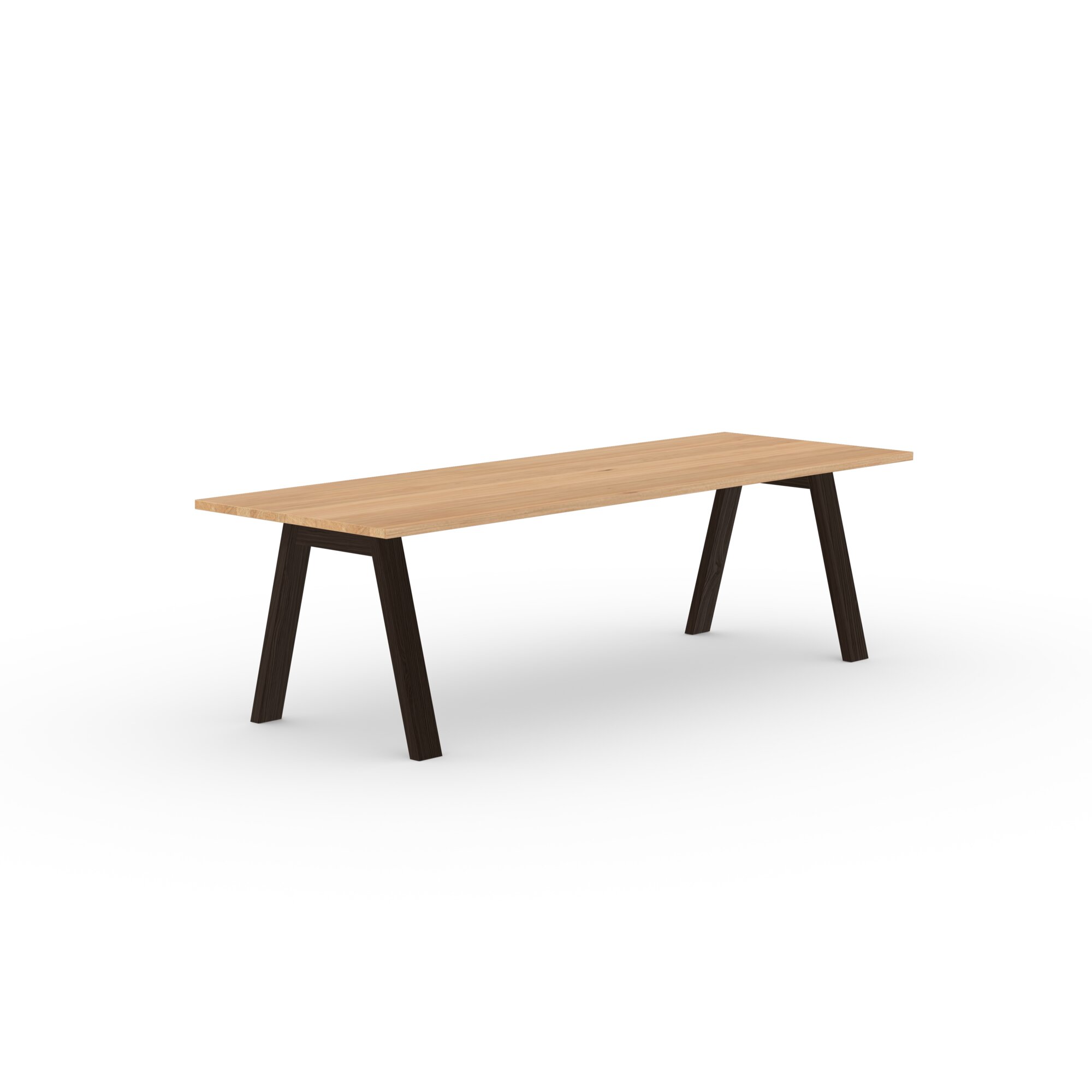 Rectangular Design dining table | Legno Oak smoked stain | Oak natural lacquer  | Studio HENK | 