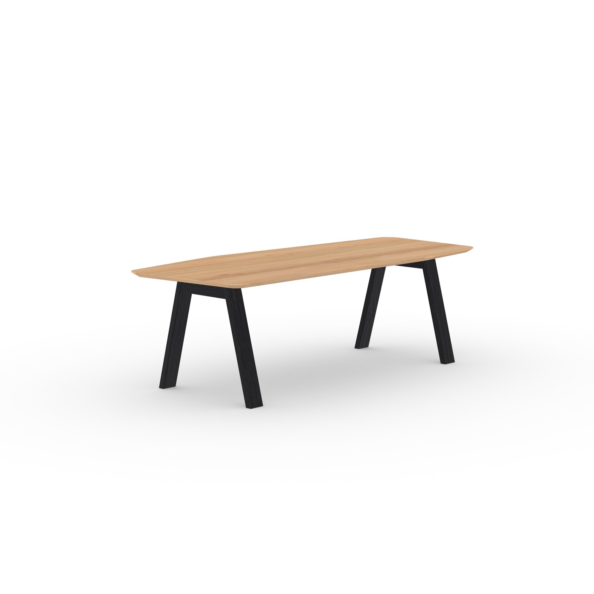  Design dining table | Legno Oak white lacquer | Oak natural lacquer  | Studio HENK | 