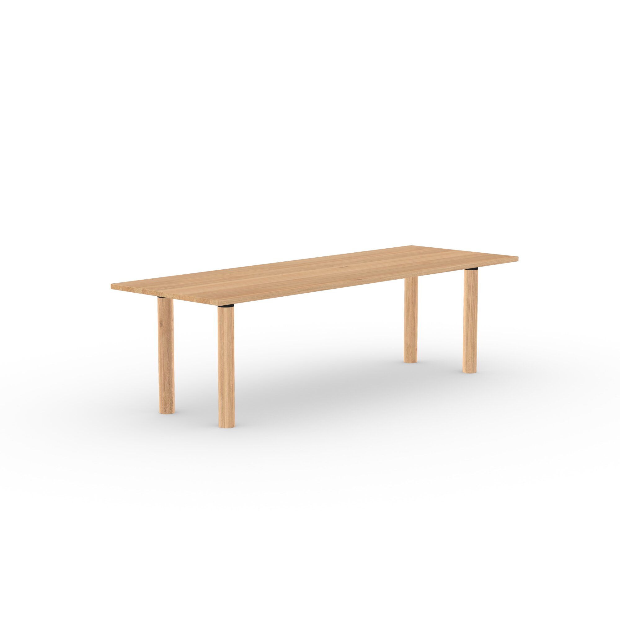 Rectangular Design dining table | Cylinder Oak natural lacquer | Oak natural lacquer  | Studio HENK | 