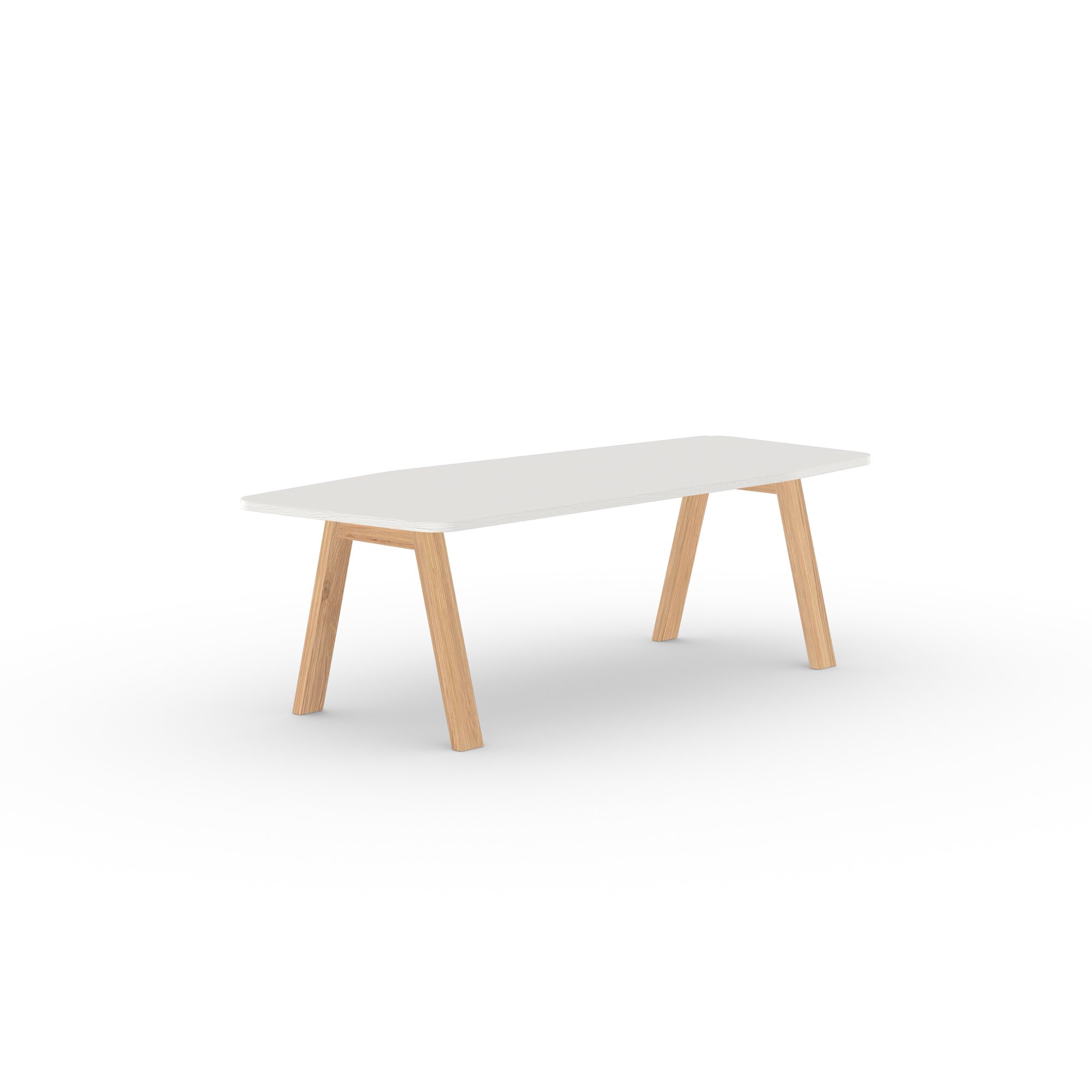  Design dining table | Legno Oak natural lacquer | Oak white lacquer | Studio HENK | 