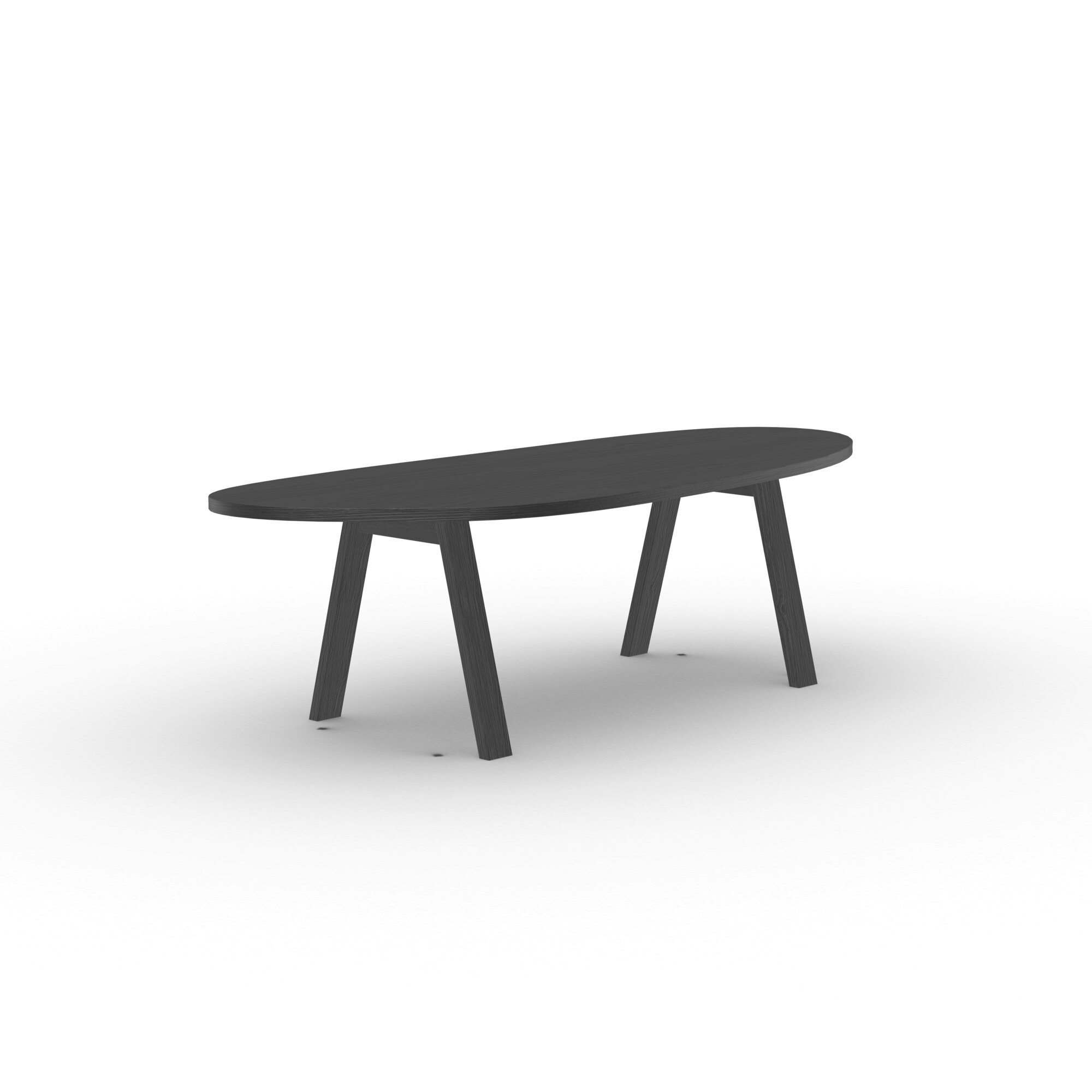 Blob Design dining table | Legno Oak black stain | Oak black stain | Studio HENK | 