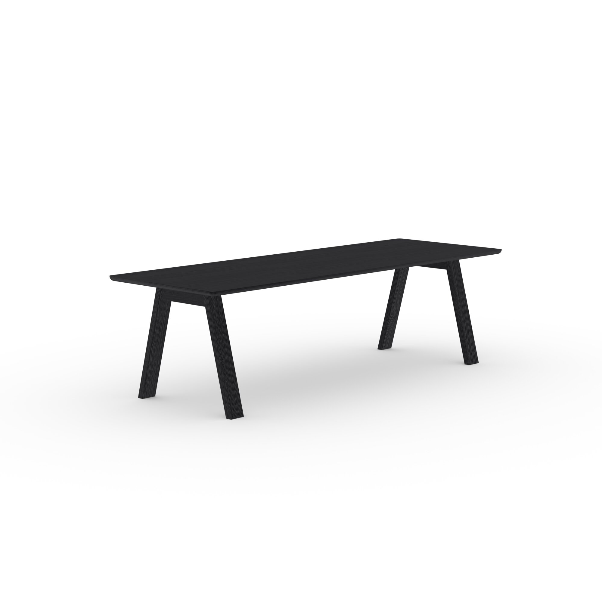 Rectangular Design dining table | Legno Oak black lacquer | Oak black stain | Studio HENK | 