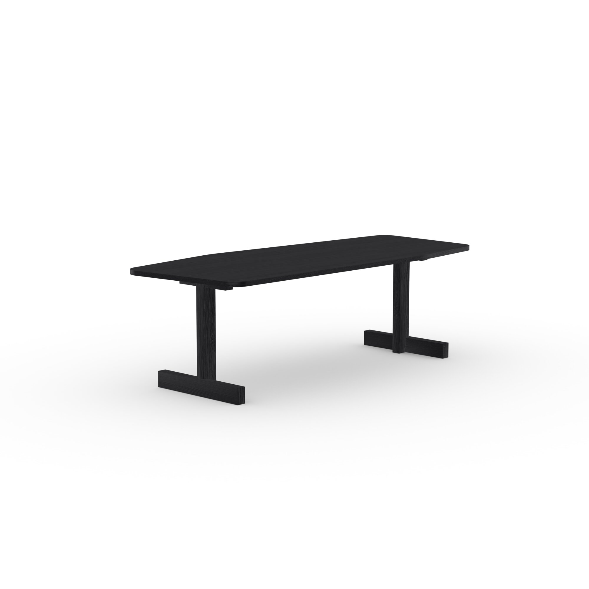  Design dining table | Base Table Oak black lacquer | Oak black lacquer | Studio HENK | 