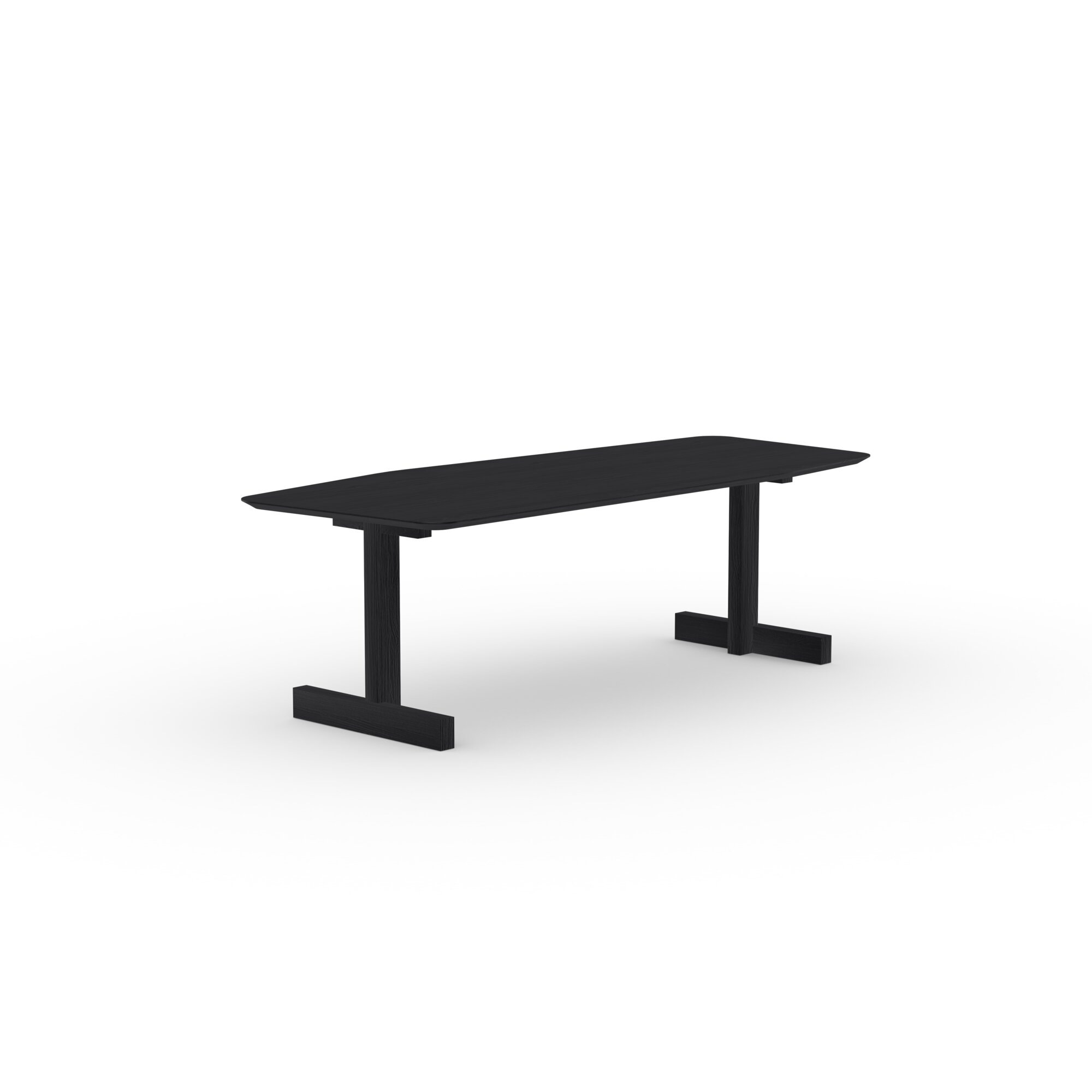  Design dining table | Base Table Oak black lacquer | Oak black lacquer | Studio HENK | 
