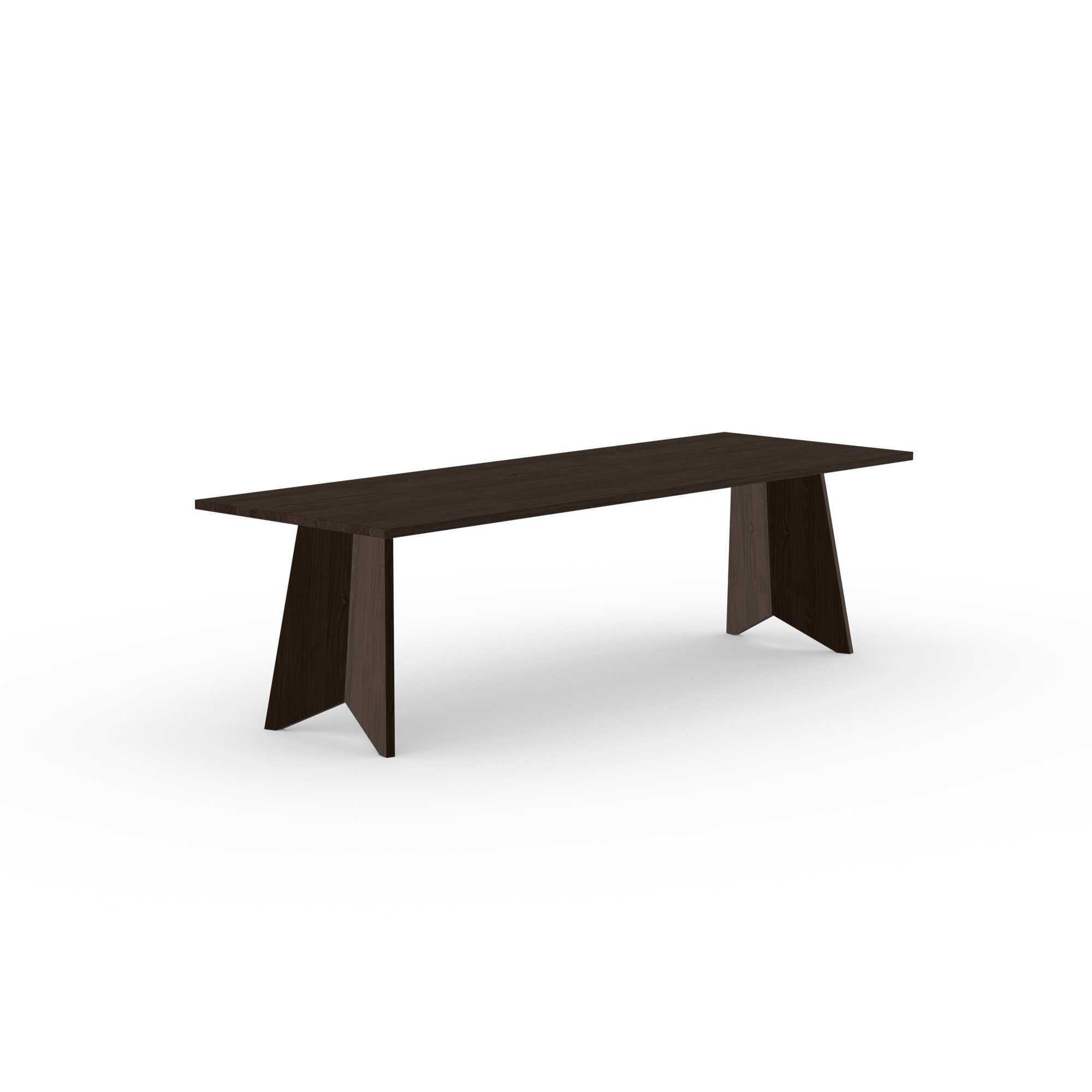 Rectangular Design dining table | Butterfly Wood Dining Table Oak smoked stain | Oak smoked | Studio HENK | 