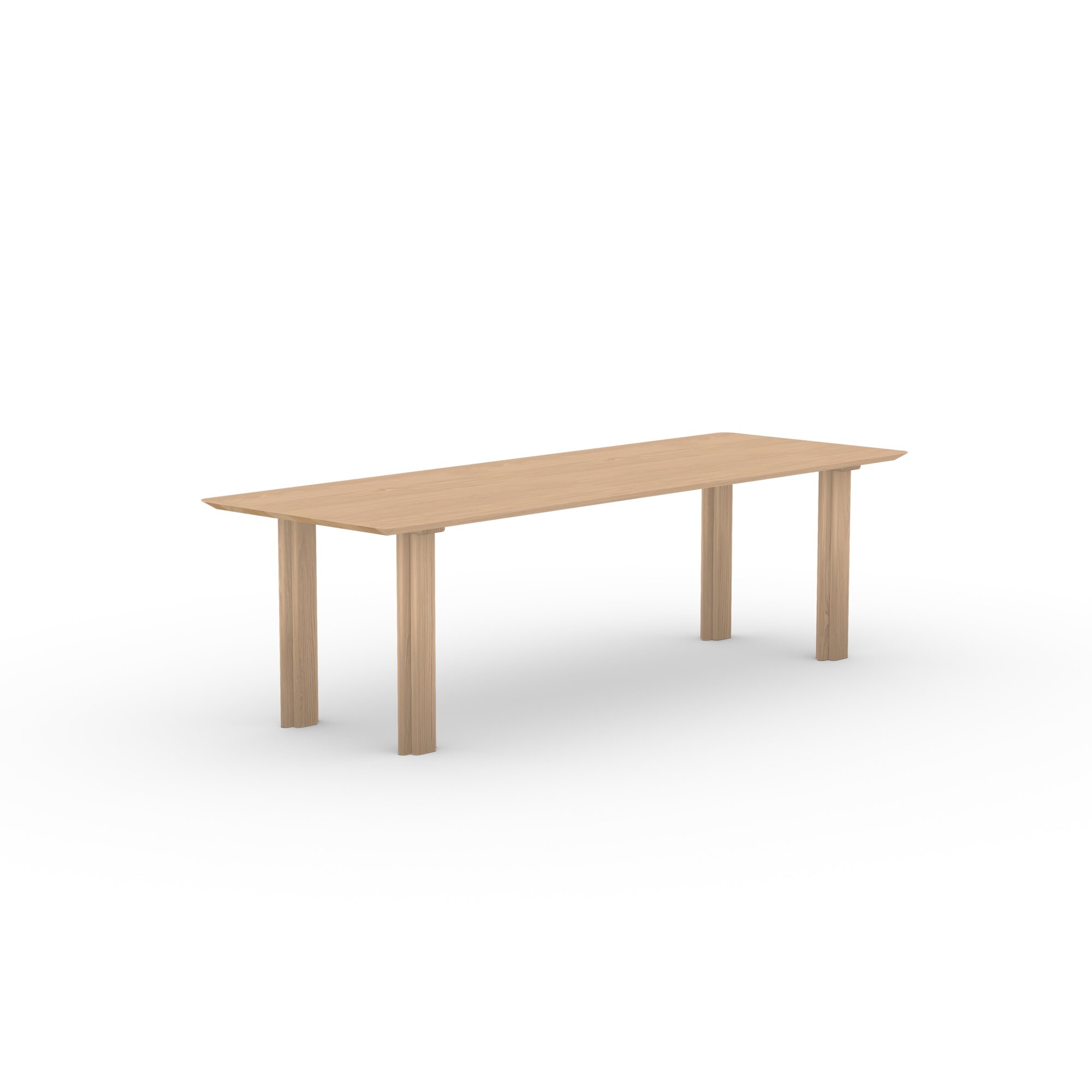 Rectangular Design dining table | Paste Dining Table Oak hardwax oil natural light | Oak hardwax oil natural light | Studio HENK | 