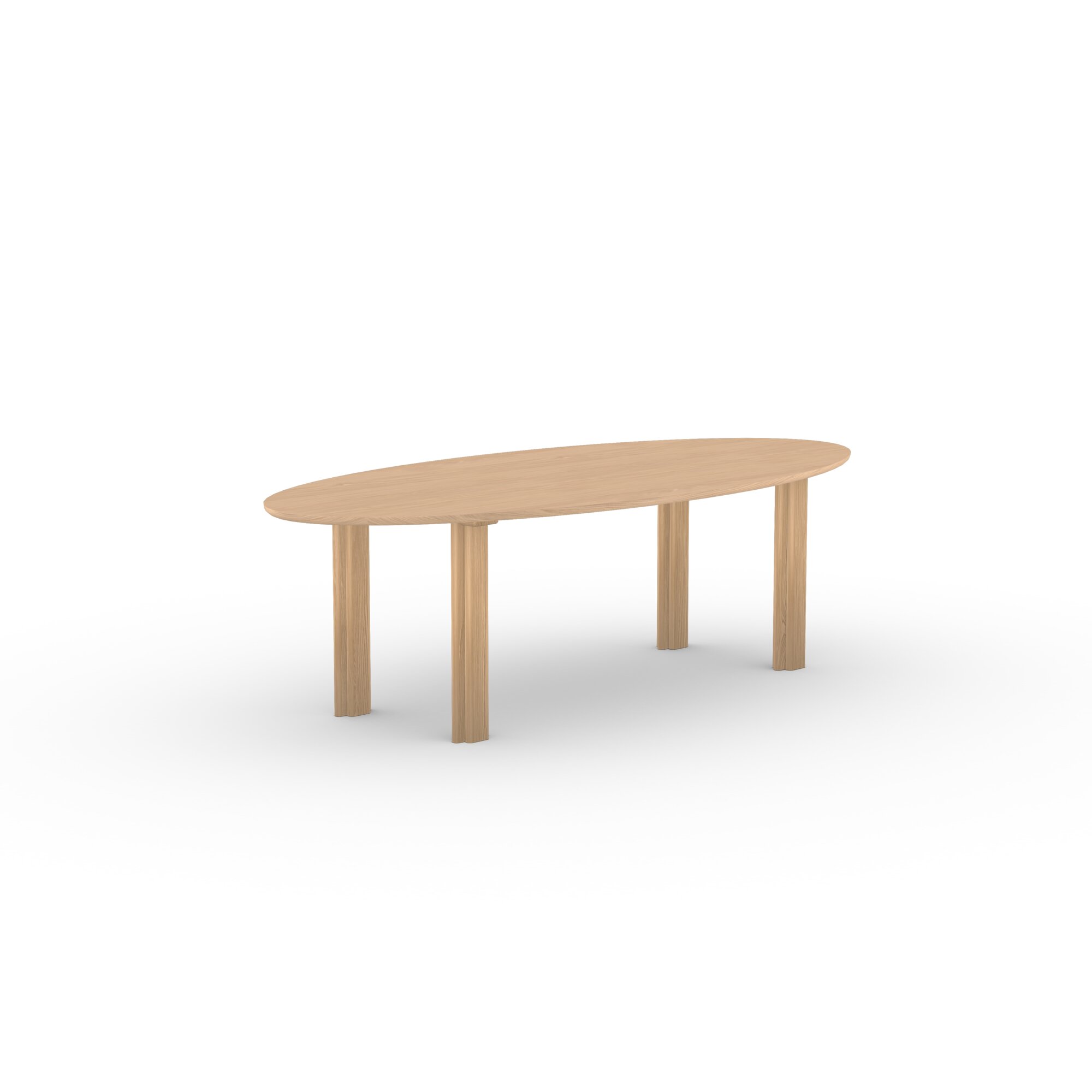 Ovale Design dining table | Paste Dining Table Oak hardwax oil natural light | Oak hardwax oil natural light | Studio HENK | 