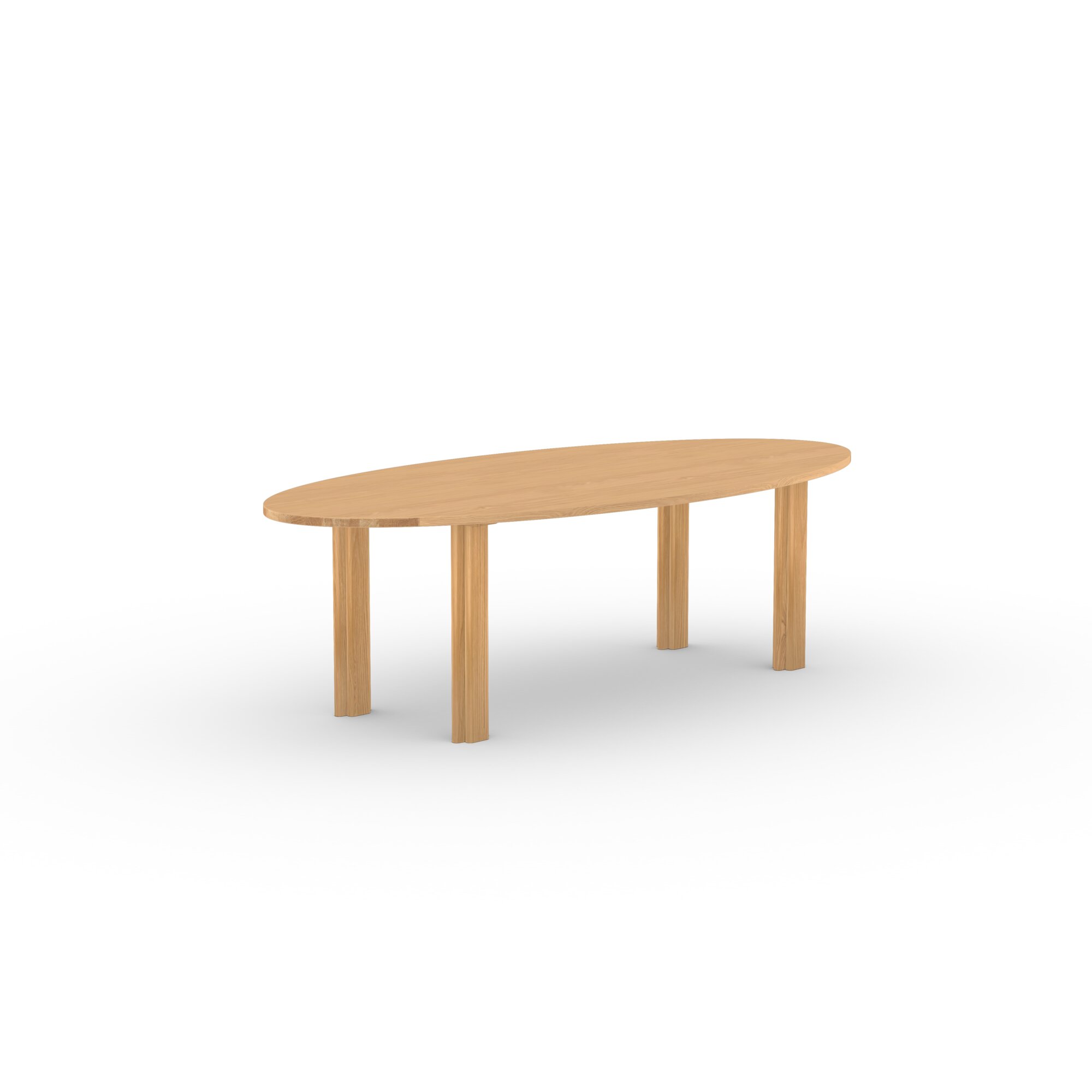 Ovale Design dining table | Paste Dining Table Oak hardwax oil natural | Oak hardwax oil natural | Studio HENK | 