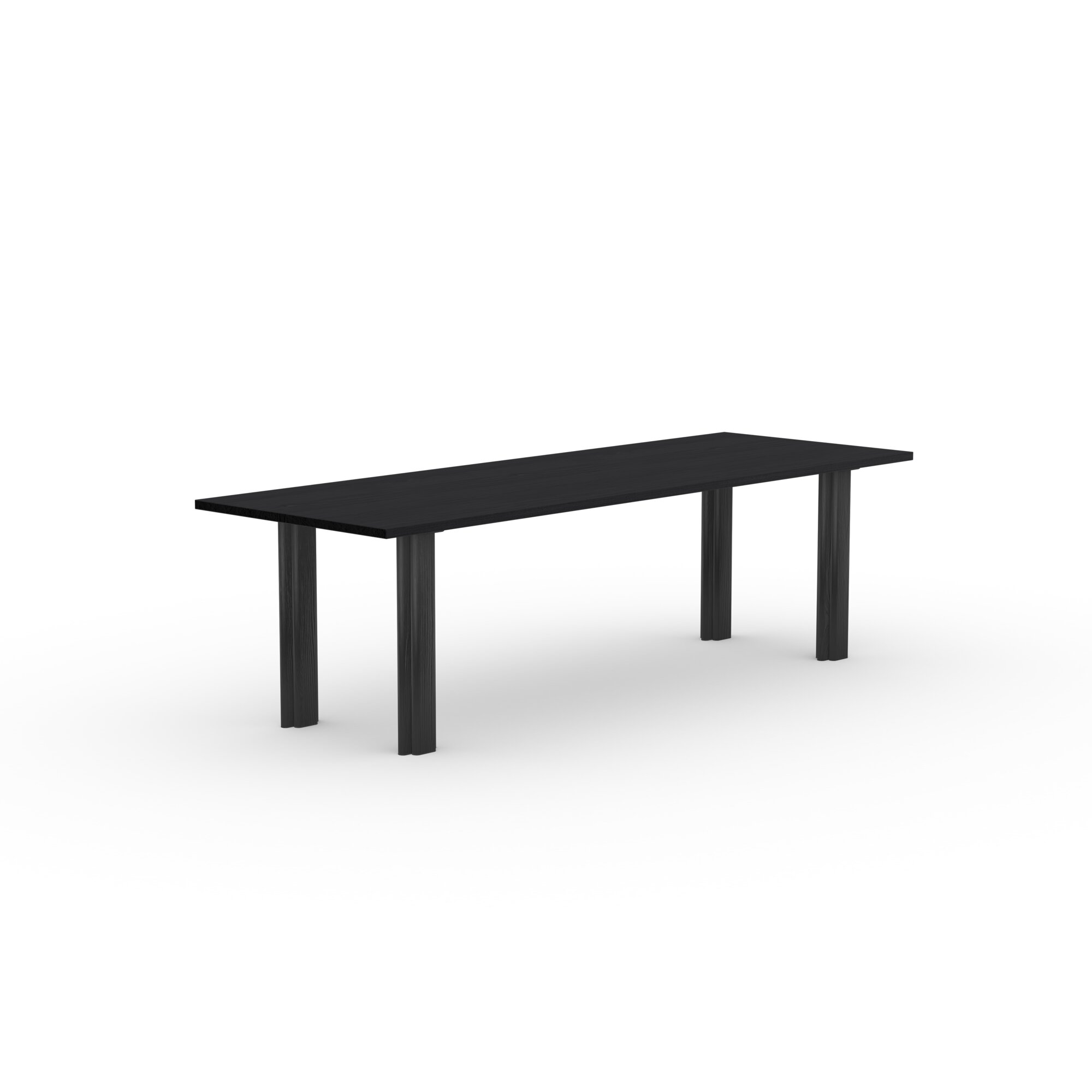 Rectangular Design dining table | Paste Dining Table Oak black stain | Oak black stain | Studio HENK | 