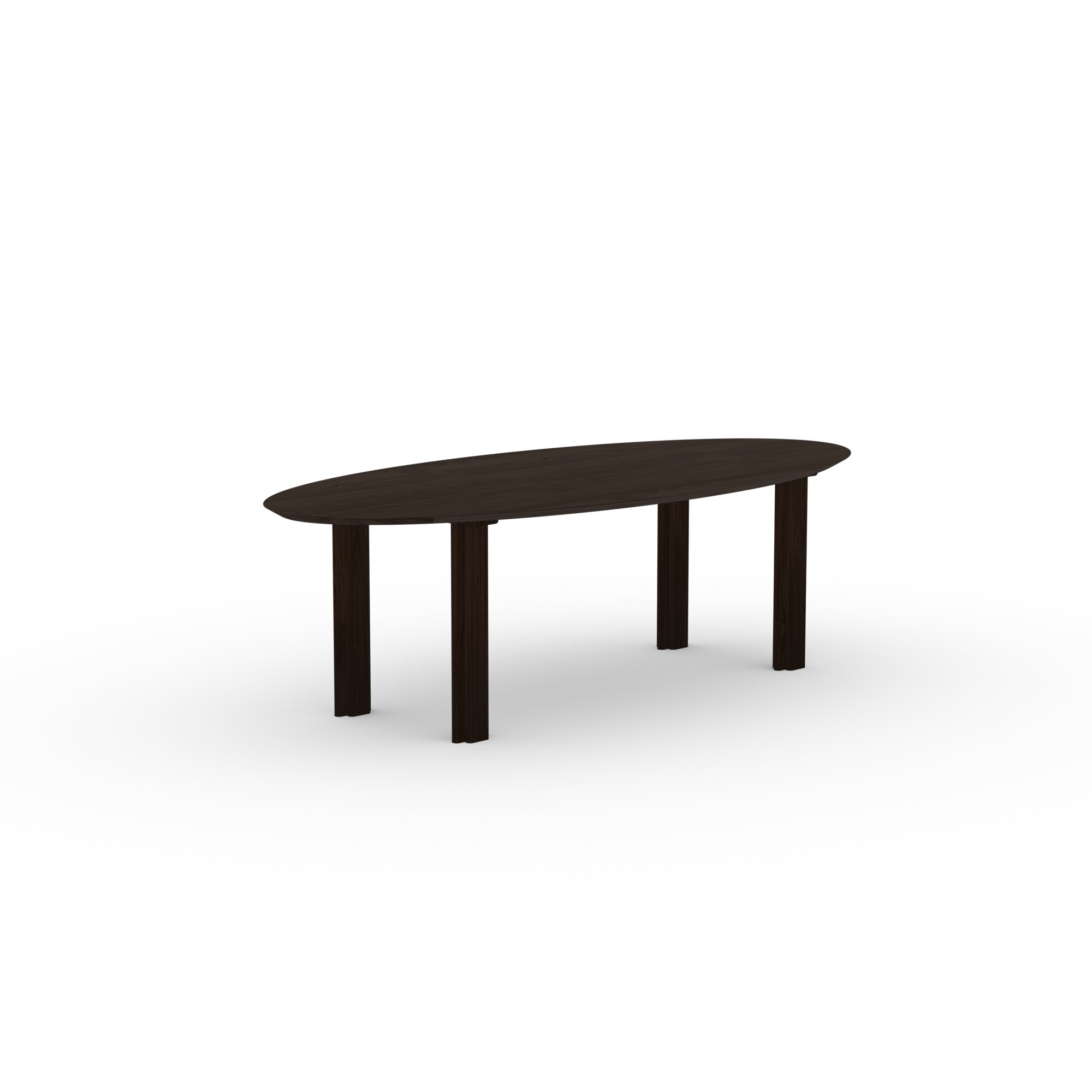 Ovale Design dining table | Paste Dining Table Oak smoked stain | Oak smoked | Studio HENK | 
