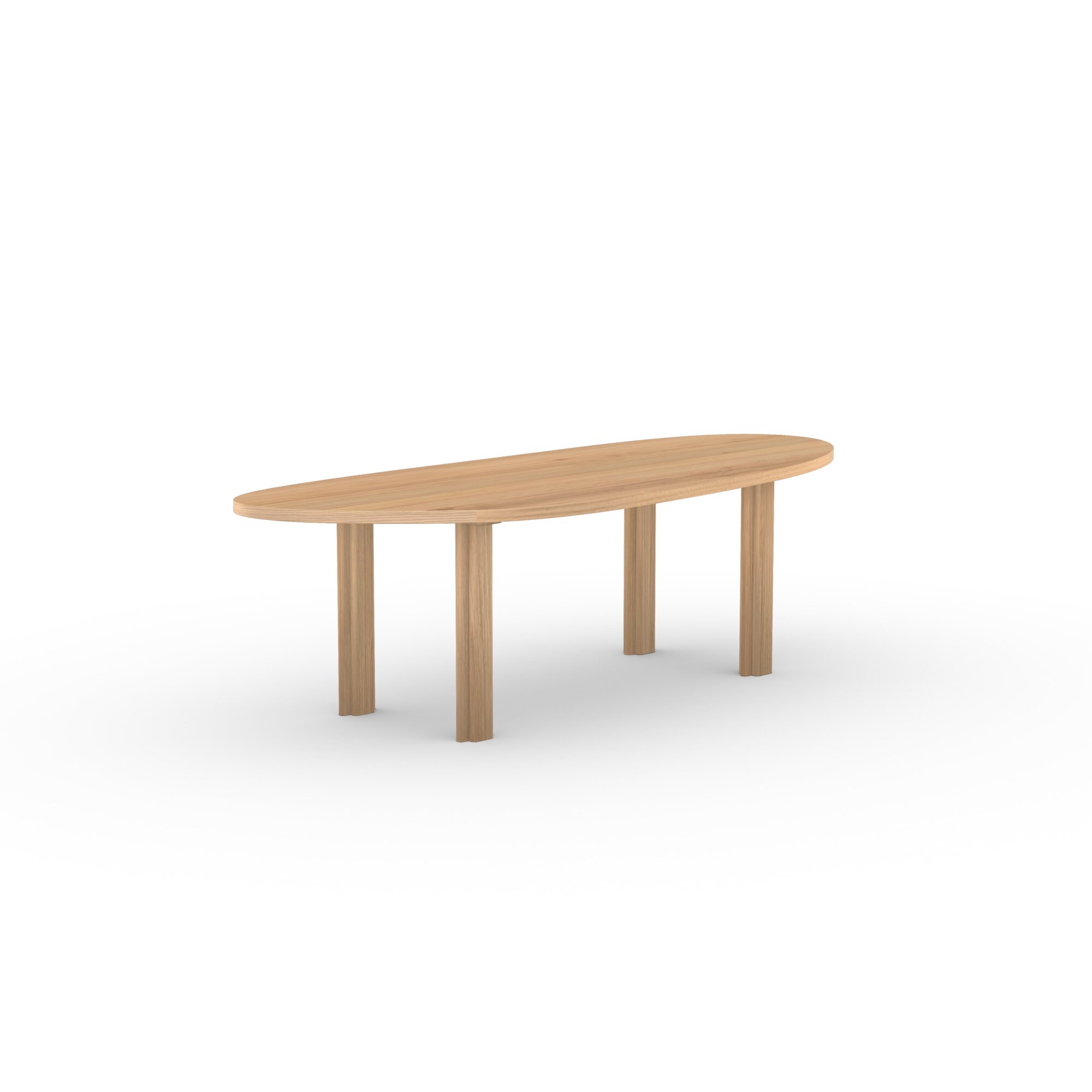 Blob Design dining table | Paste Dining Table Oak natural lacquer | Oak natural lacquer  | Studio HENK | 