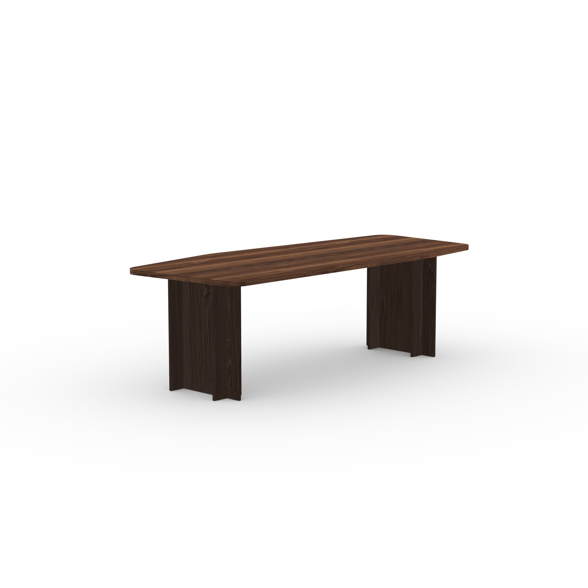  Design dining table | Column  Oak smoked stain | Walnut naturel lacquer | Studio HENK | 