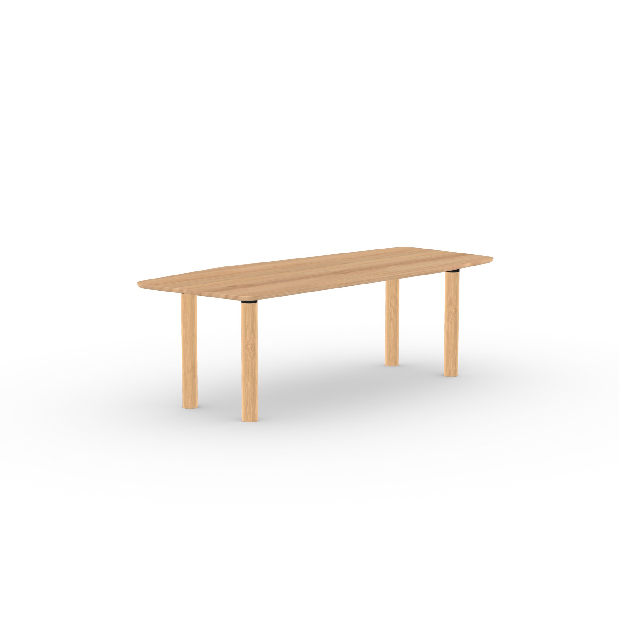  Design dining table | Cylinder Oak hardwax oil natural | Oak natural lacquer  | Studio HENK | 