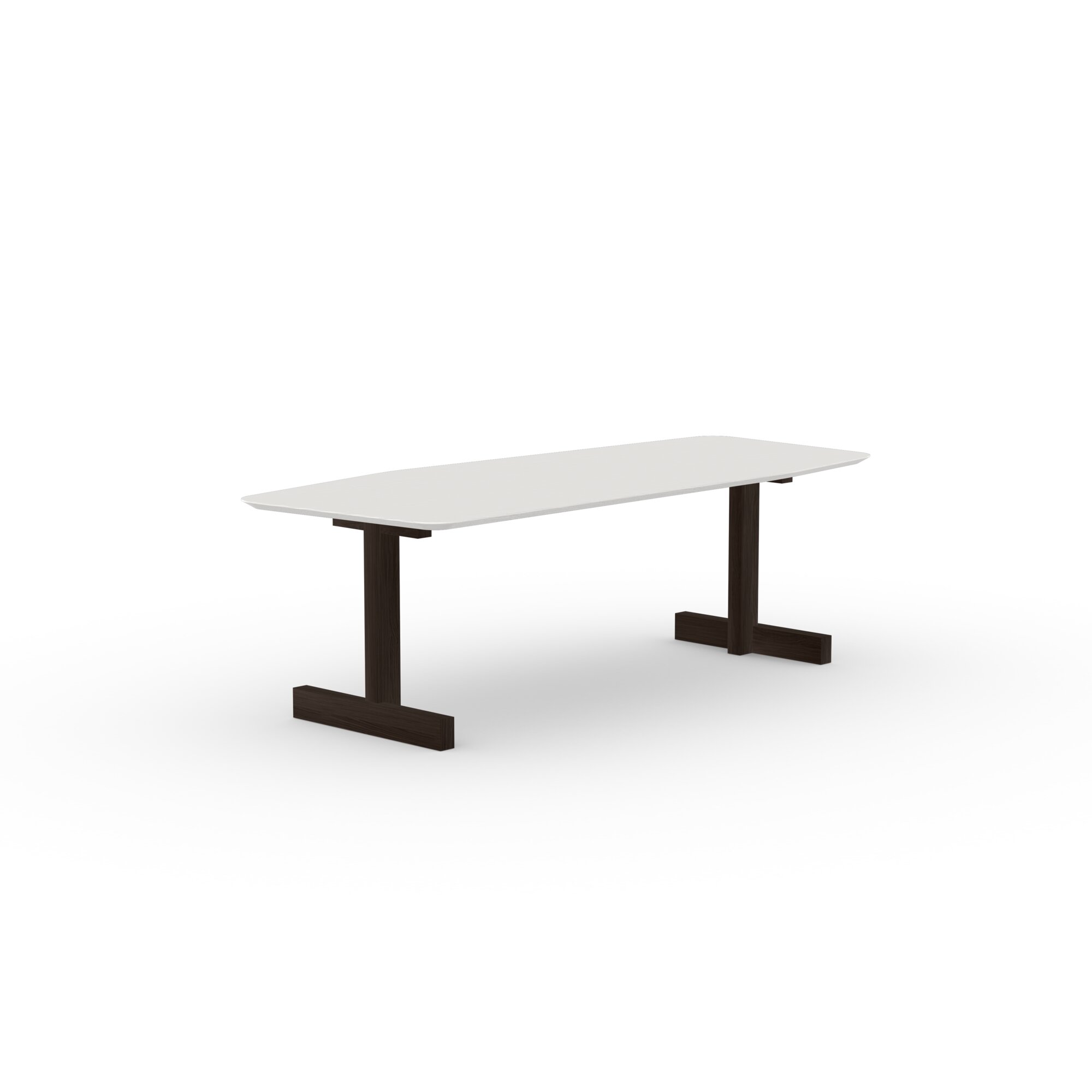  Design dining table | Base Table Oak smoked stain | Oak white lacquer | Studio HENK | 