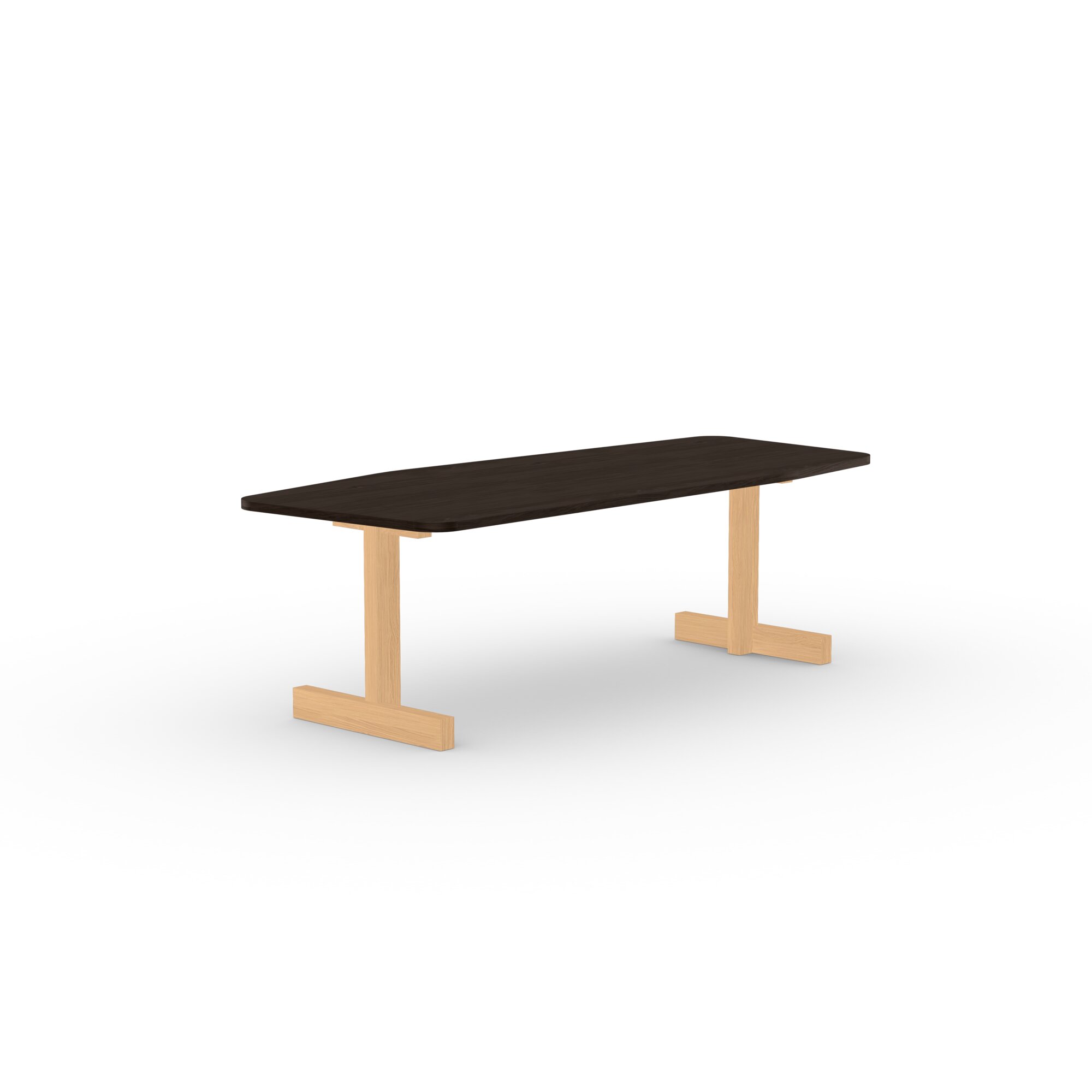  Design dining table | Base Table Oak hardwax oil natural | Oak smoked | Studio HENK | 