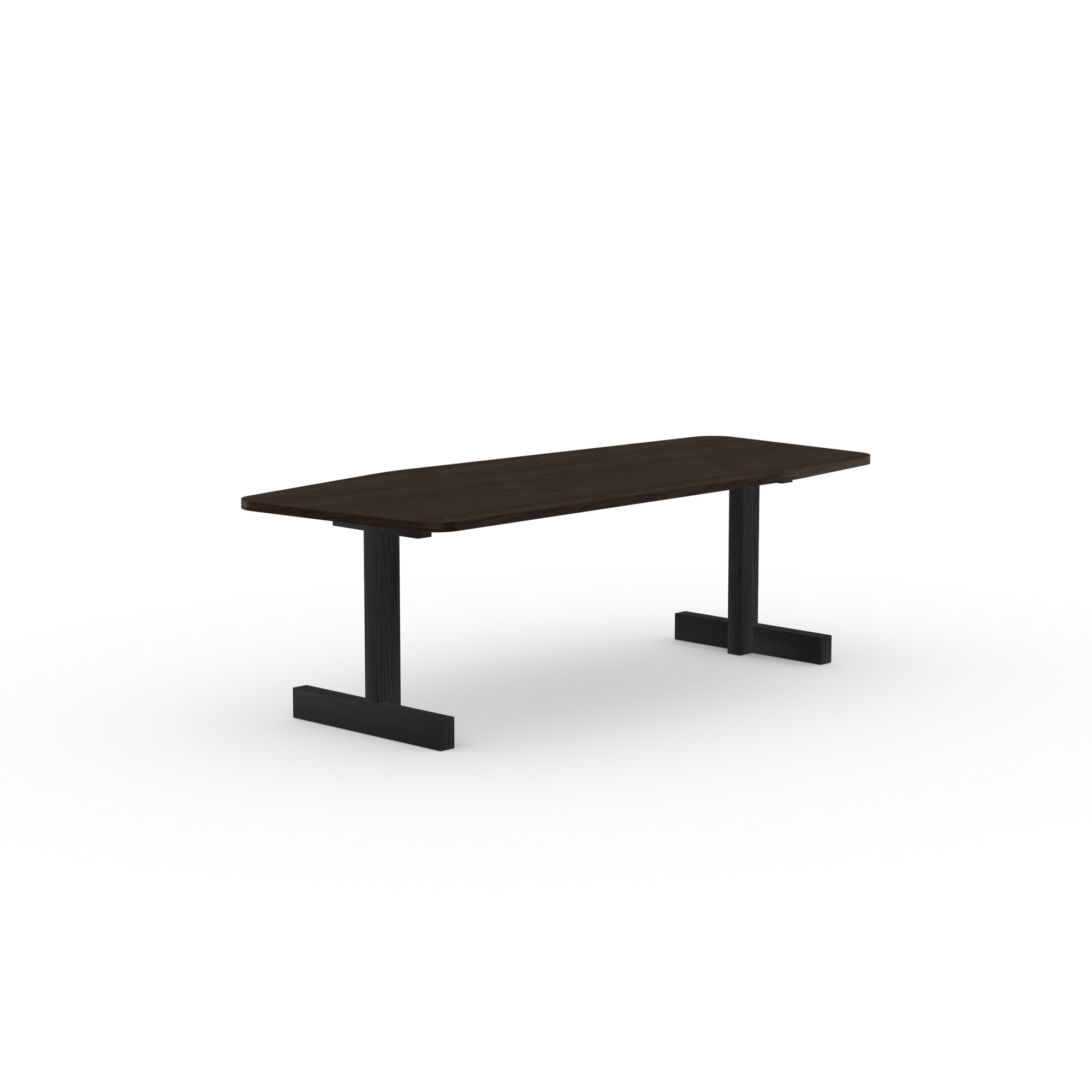  Design dining table | Base Table Oak black stain | Oak smoked | Studio HENK | 