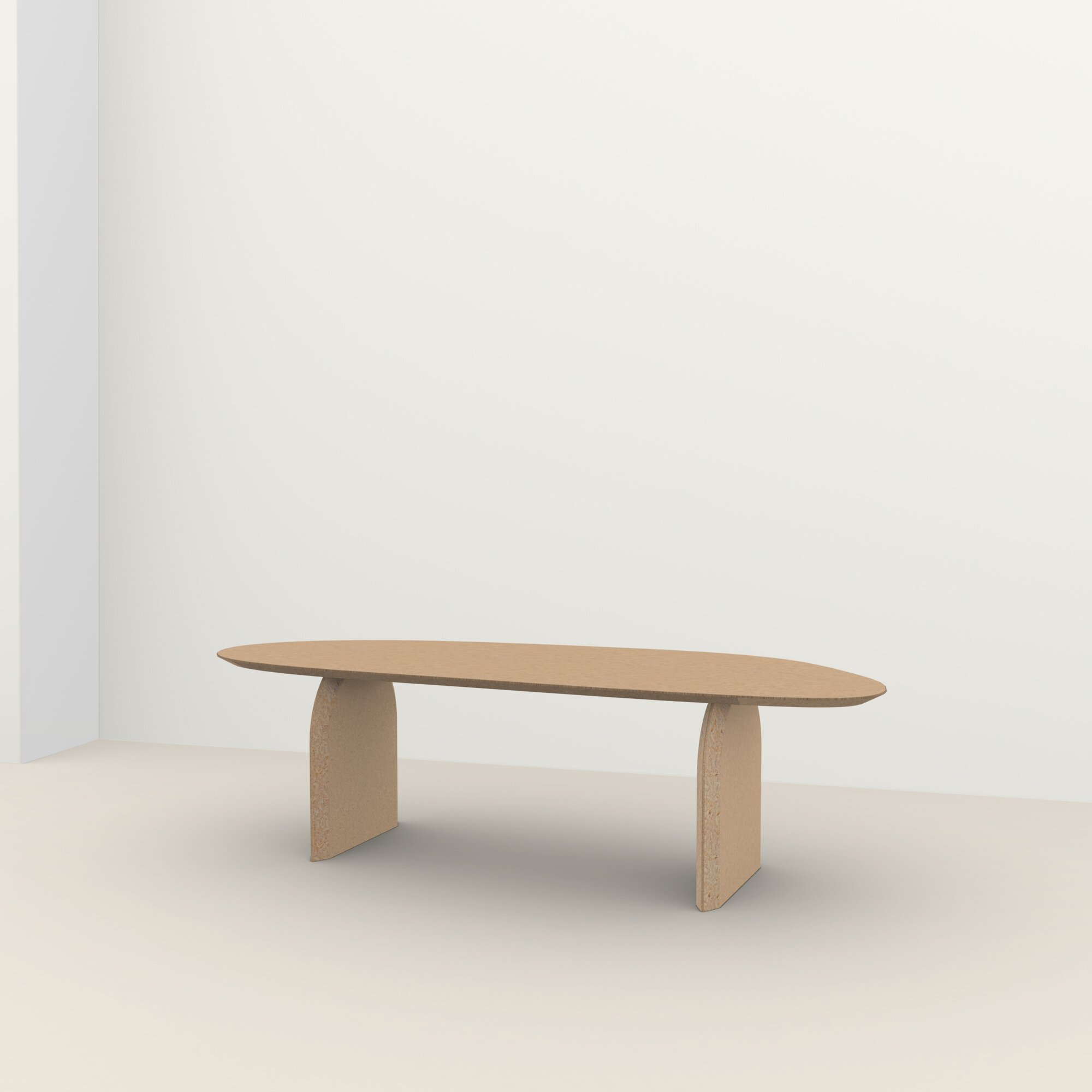 Blob Design dining table | Slot Amoeba LivingBoard P5 Natural lacquer | Amoeba LivingBoard P5 Natural lacquer | Studio HENK| 
