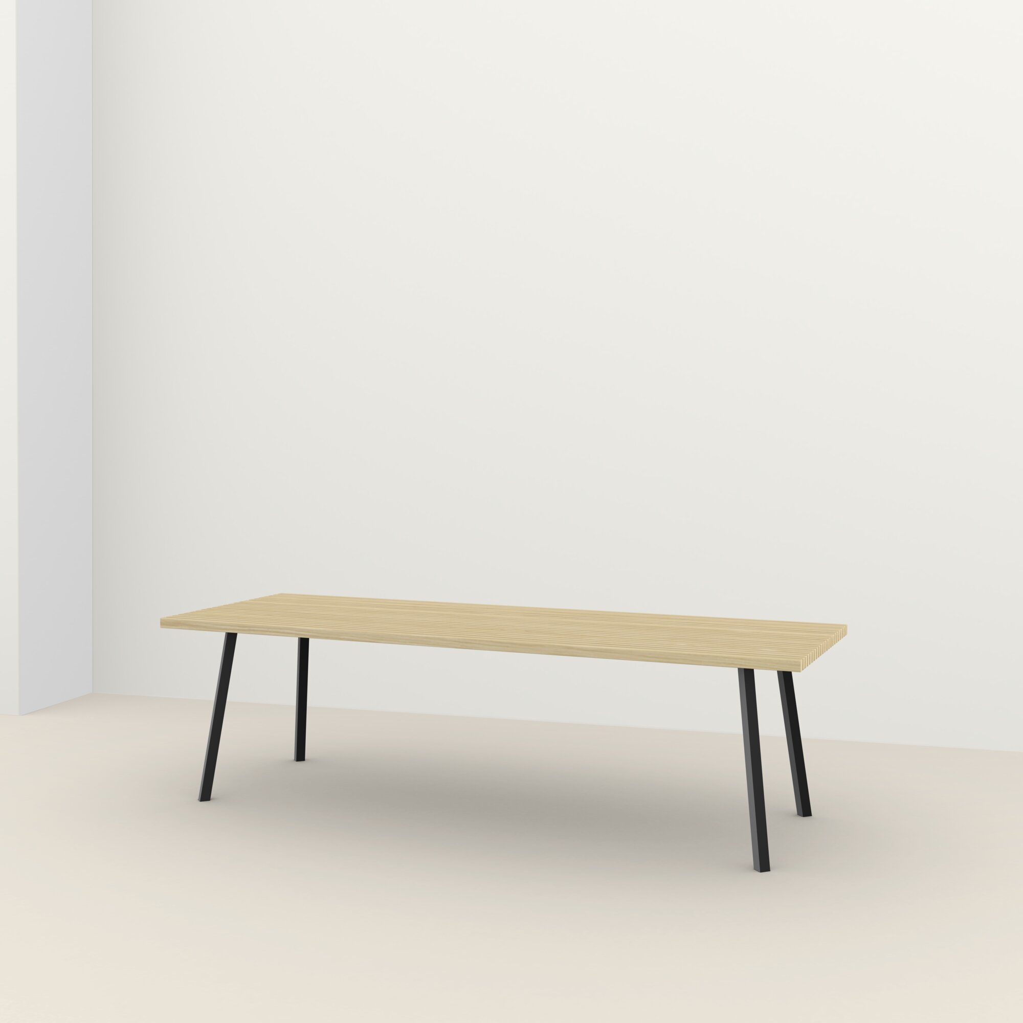Rectangular Outdoor Design dining table | New Classic Outdoor Table Steel black powdercoating | Accoya | Studio HENK| 