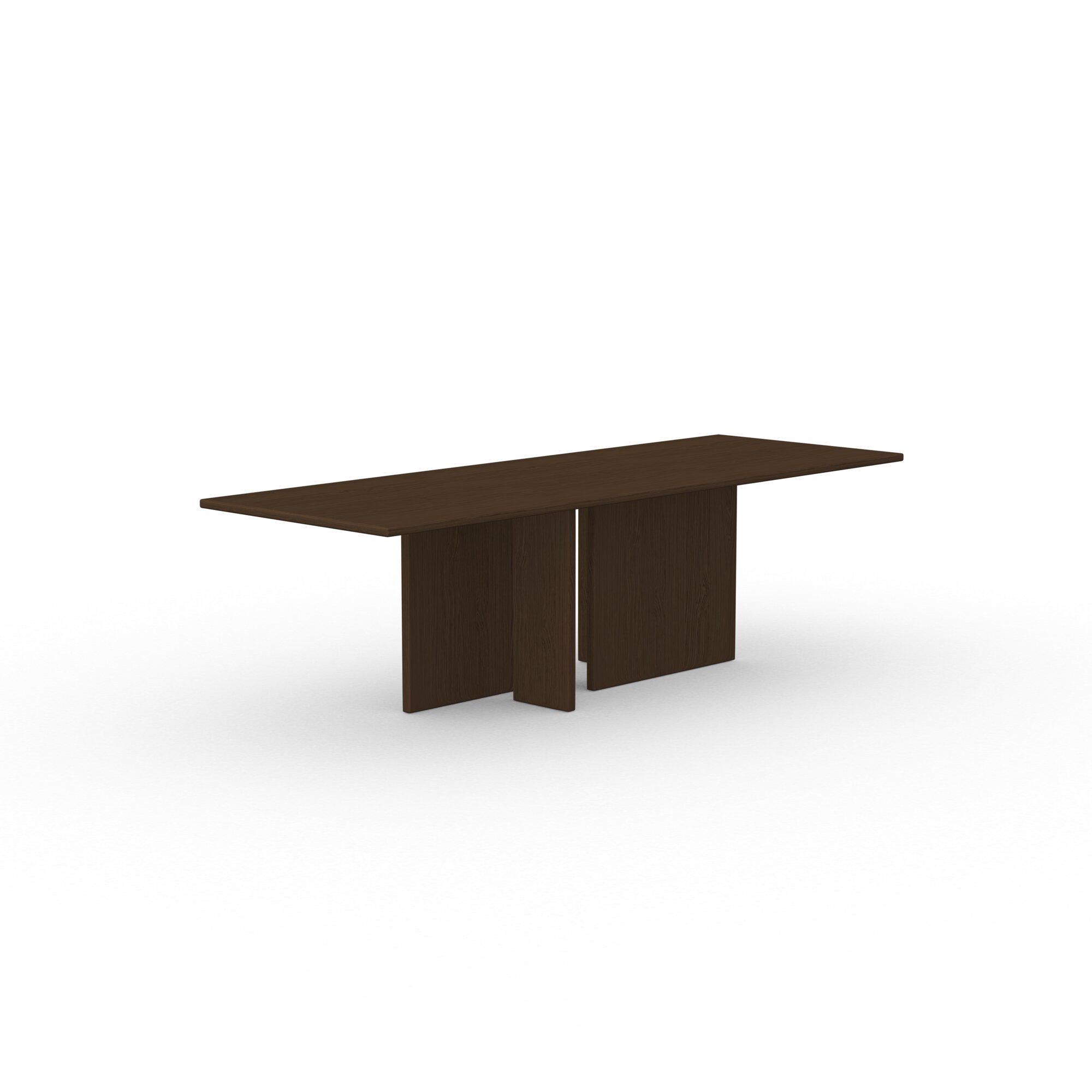 Rectangular Design dining table | Federico 4 Oak hardwax oil dark brown | Oak hardwax oil dark brown | Studio HENK | 