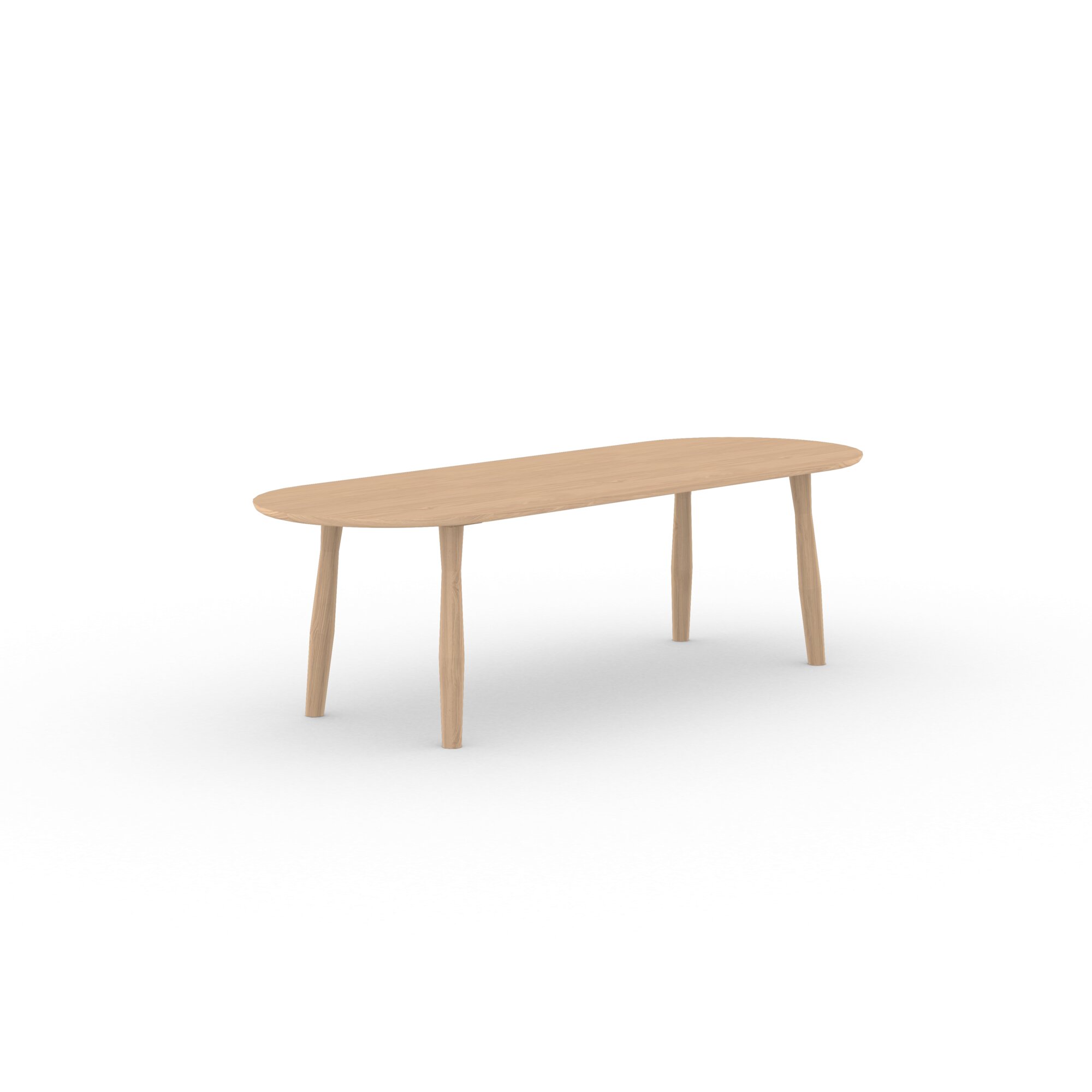 Flat oval Design dining table | Dansk Table Oak hardwax oil natural light | Oak hardwax oil natural light | Studio HENK | 
