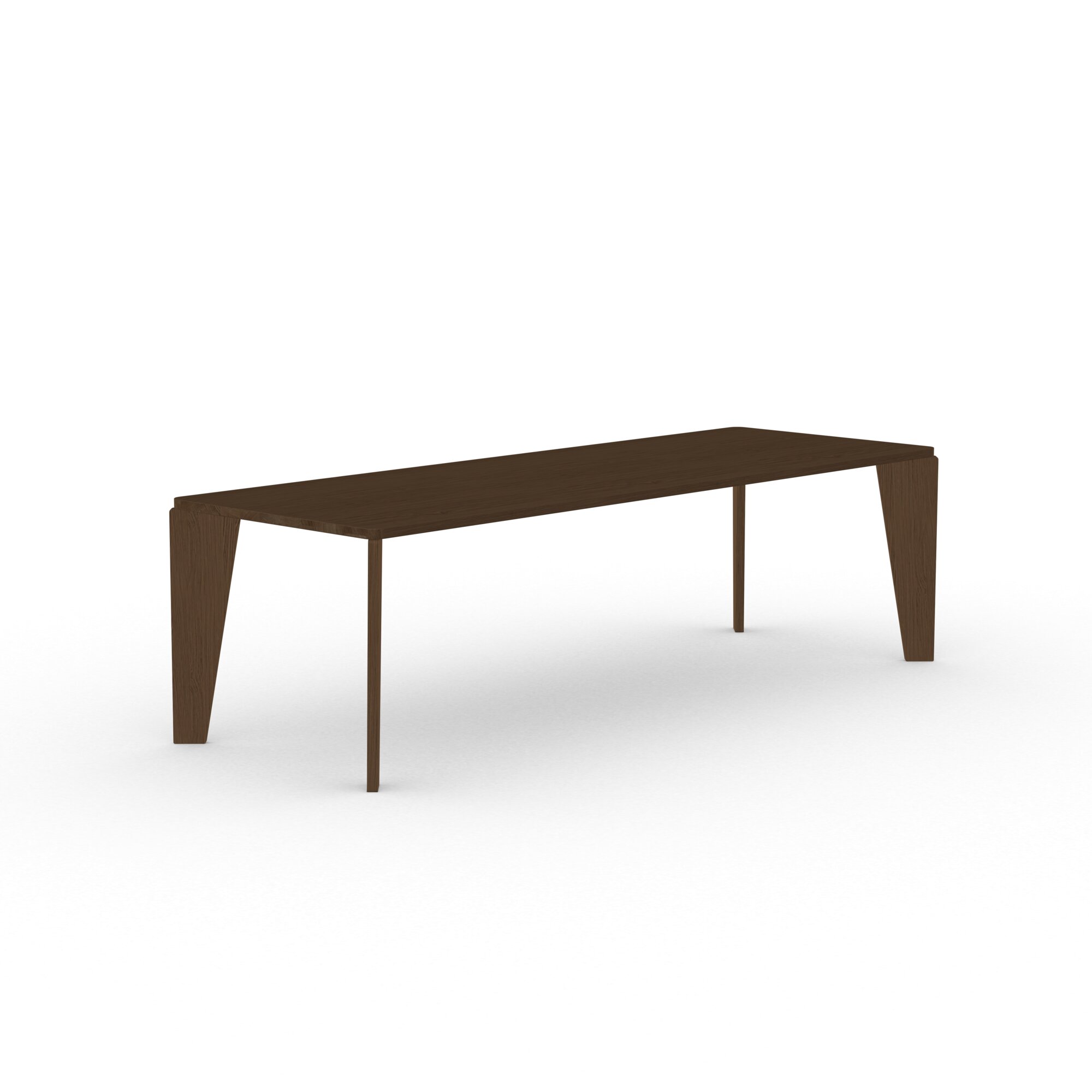 Rectangular Design dining table | Taper Oak dark brown stain 3063 | Oak dark brown stain 3063 | Studio HENK | 
