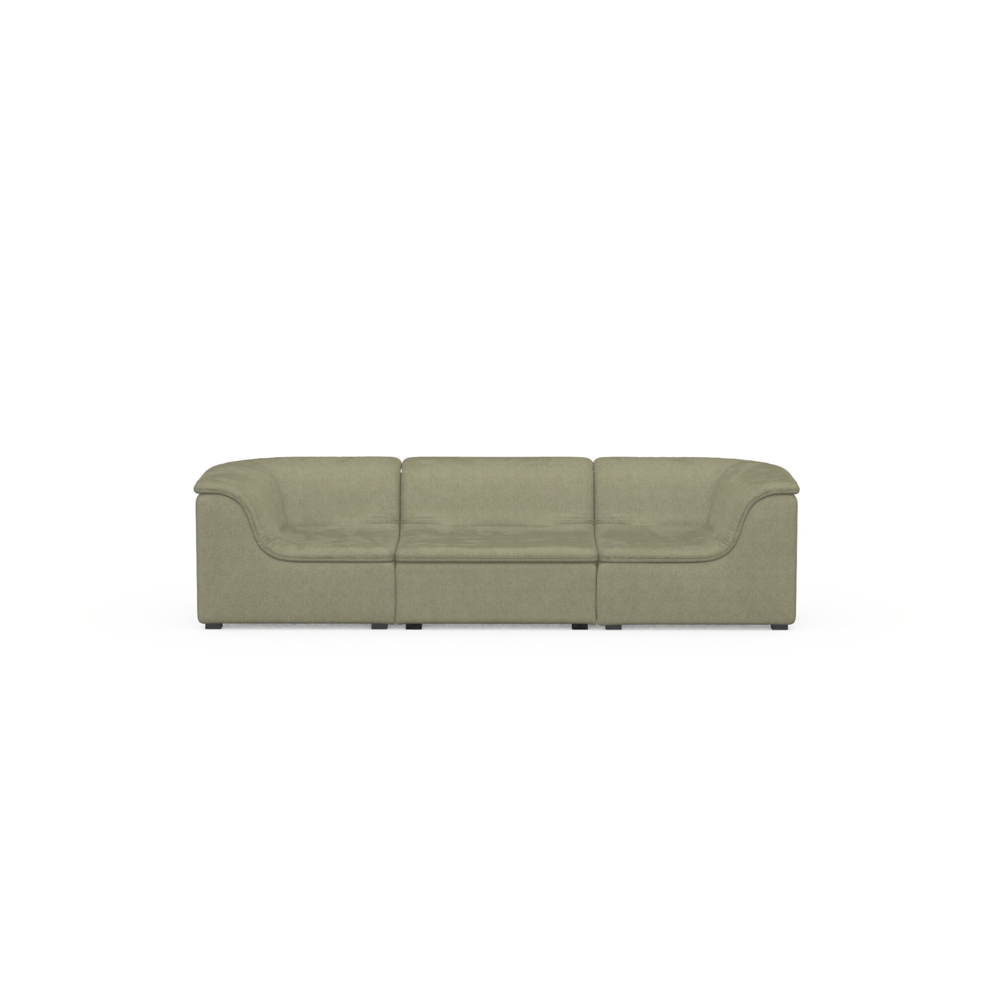 Design modern sofa | Blanket 3,5 seater Green | Studio HENK | 