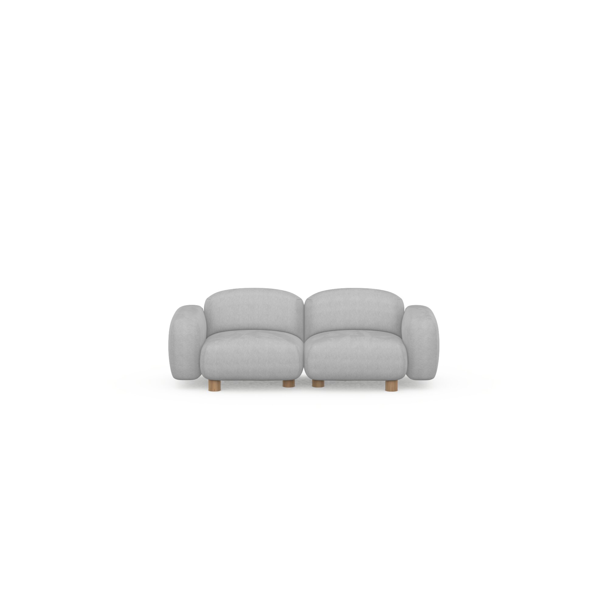 Design modern sofa | Pebbles 2 seater Light Grey | Studio HENK | 