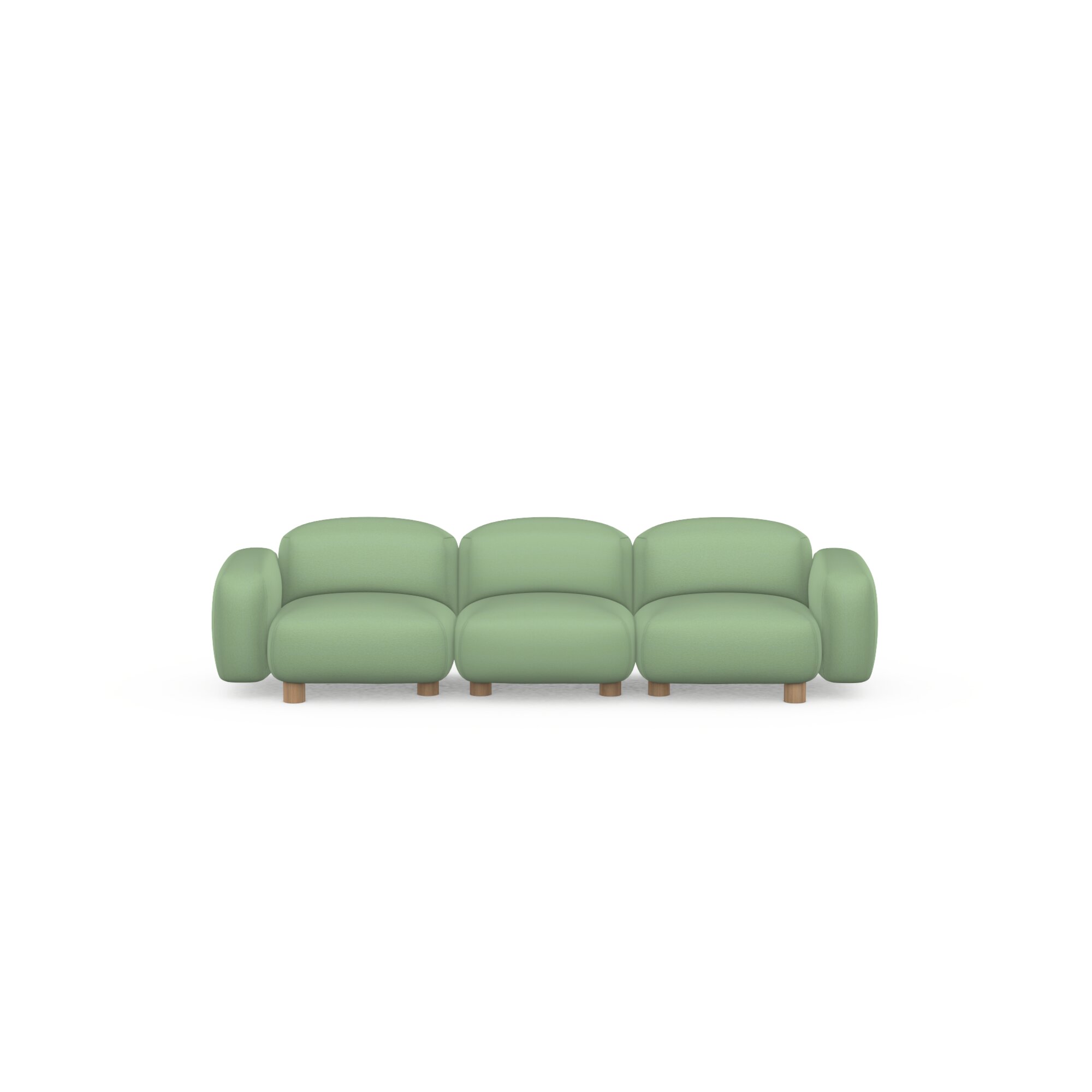 Design modern sofa | Pebbles 3.5 seater Green | Studio HENK | 