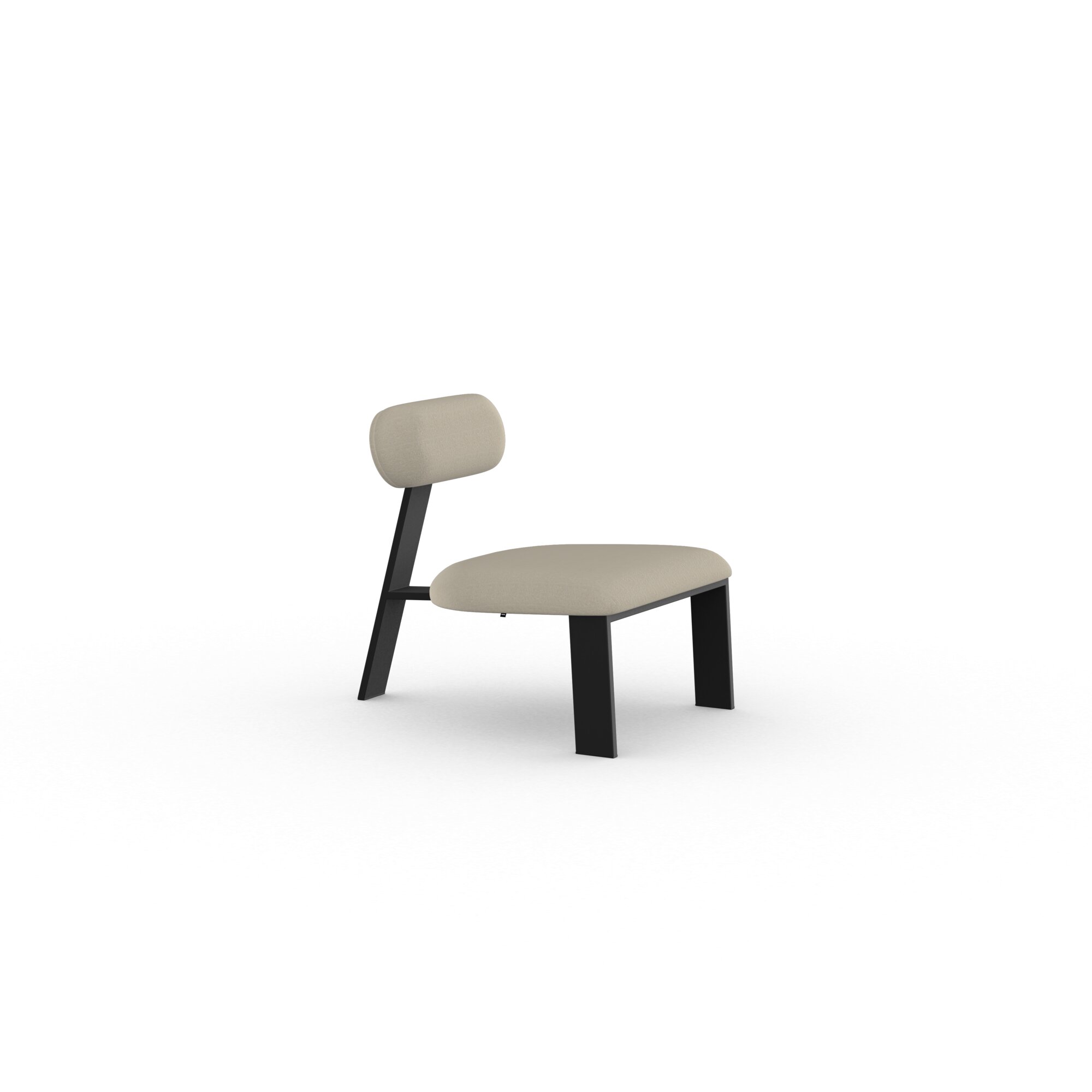 Design modern sofa | Oblique lounge Chair 1 soil natural01 | Studio HENK | 