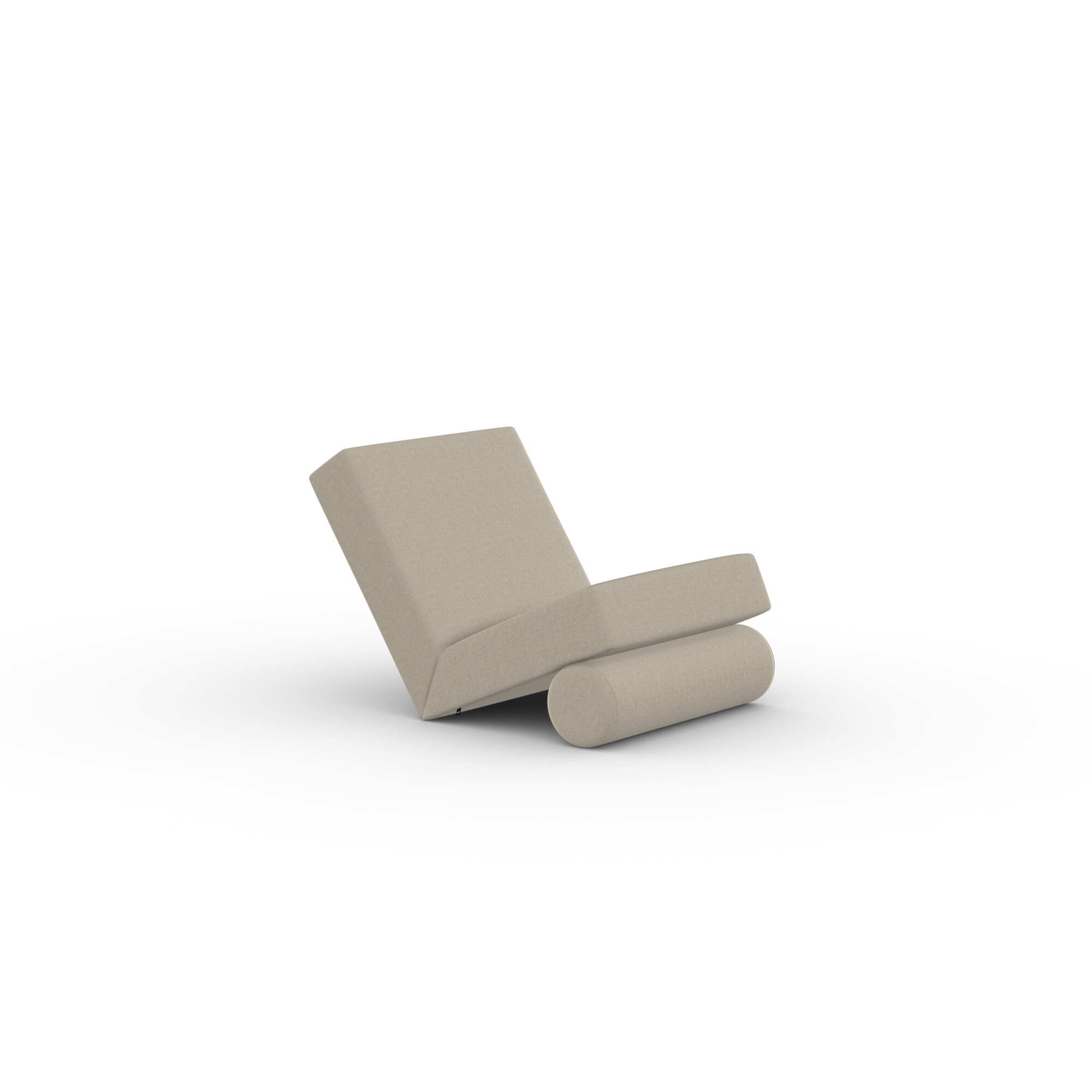 Design modern sofa | Lean lounge Chair 1 soil natural01 | Studio HENK | 