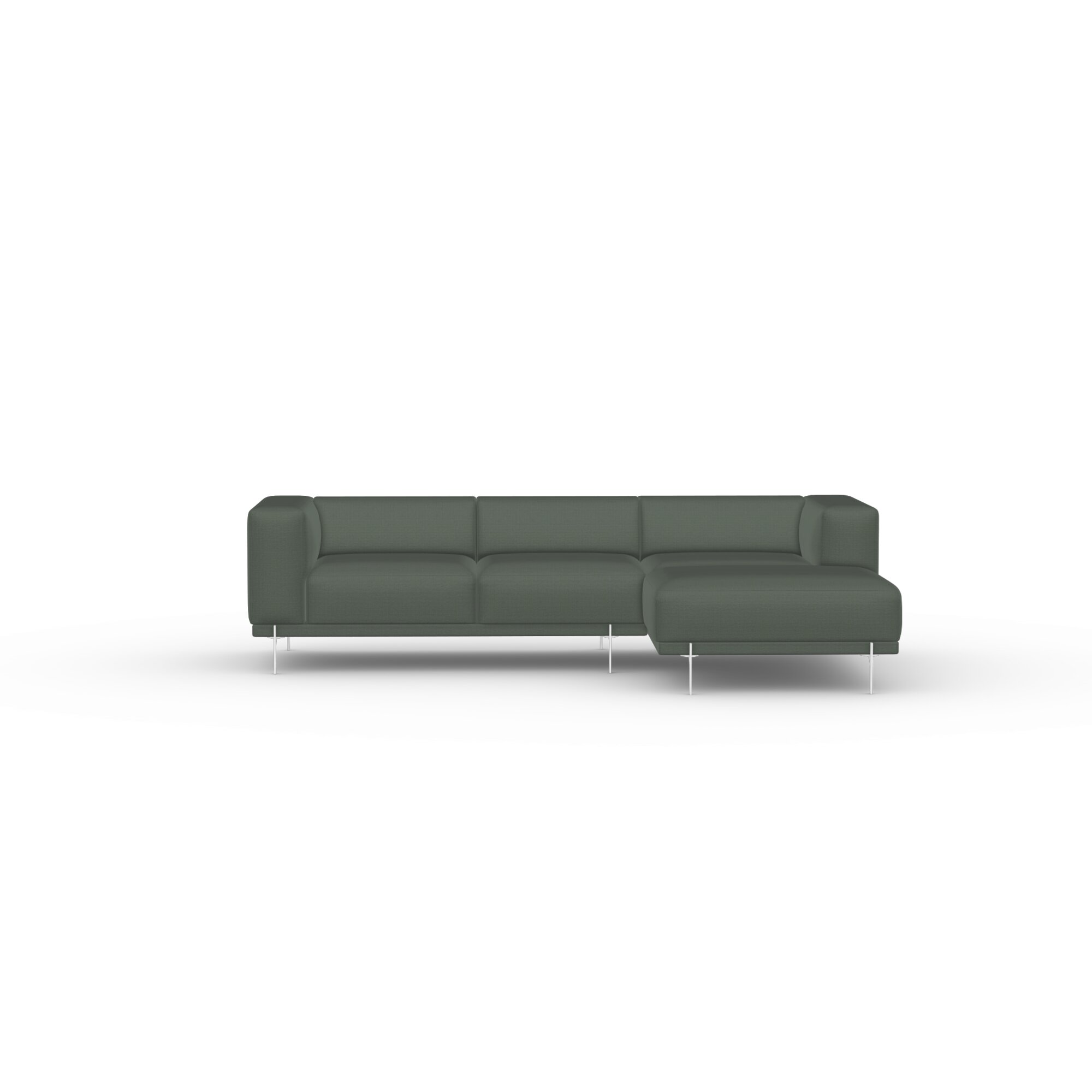 Design modern sofa | Cave 2.5 seater corner sofa right  Green | Studio HENK | 