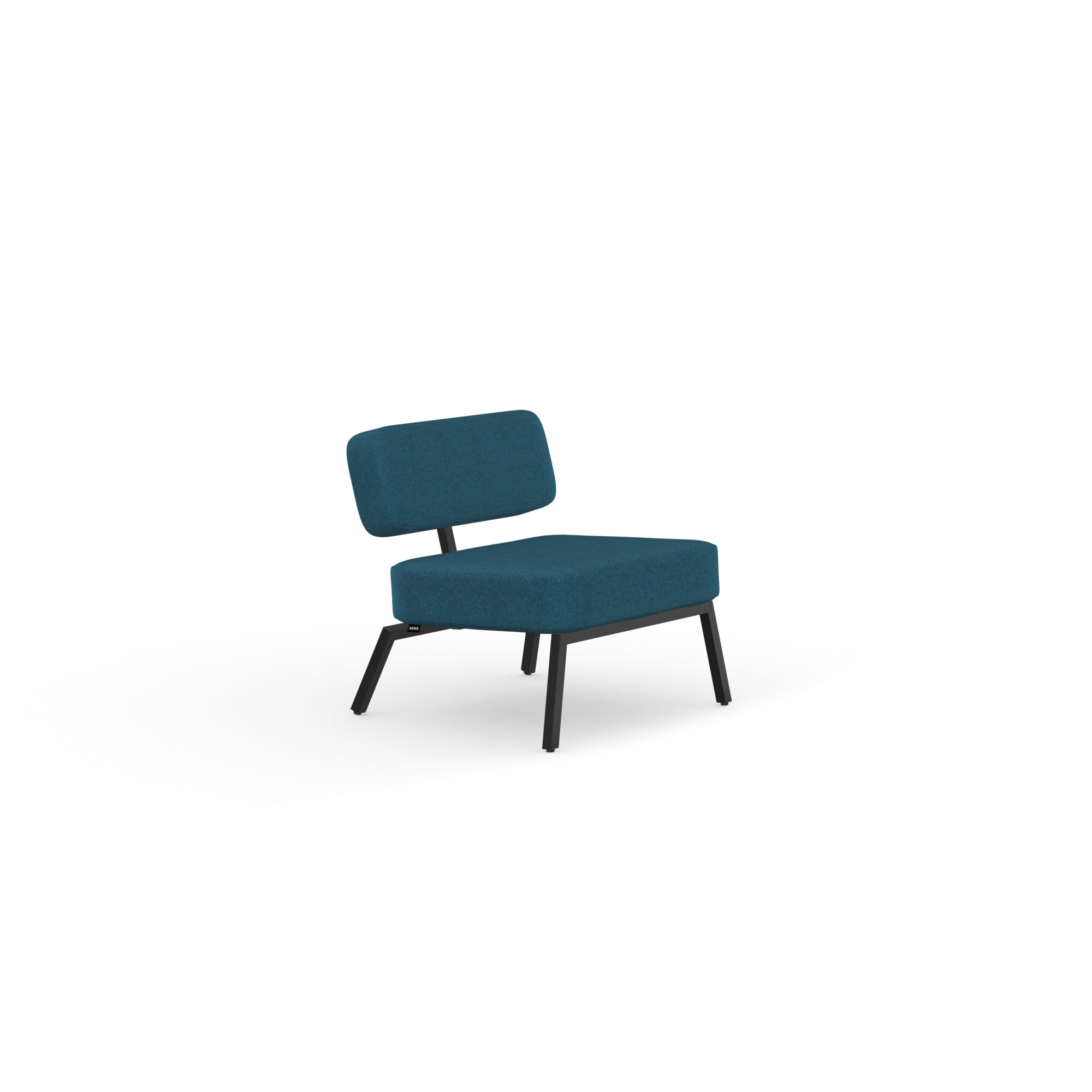 Design modern sofa | Ode lounge chair 1 facet petrol56 | Studio HENK | 