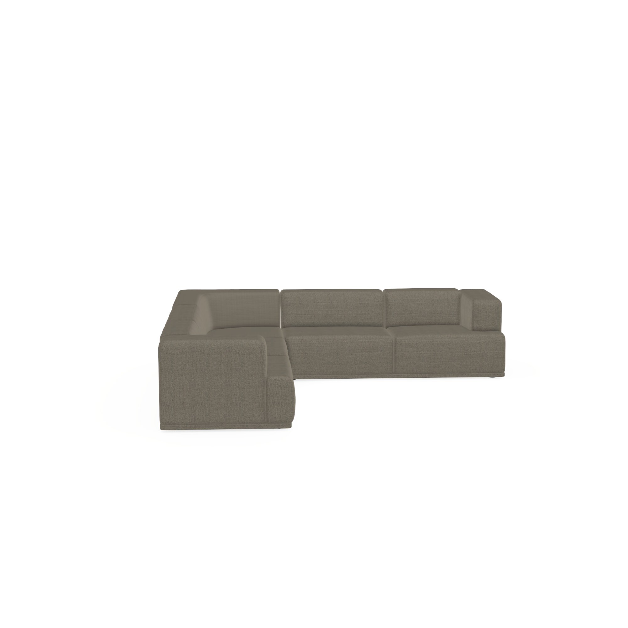 Design modern sofa | Hug 7 seater corner sofa right Grey | Studio HENK | 