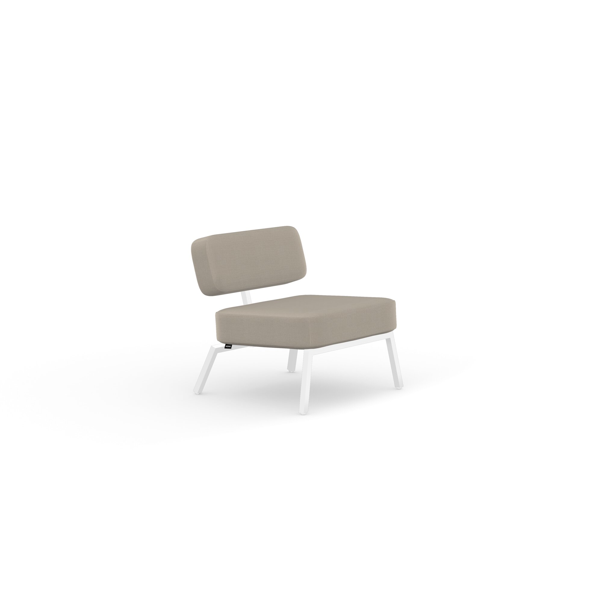 Design modern sofa | Ode lounge chair 1 seater without armrest   twillweave 230 | Studio HENK| 