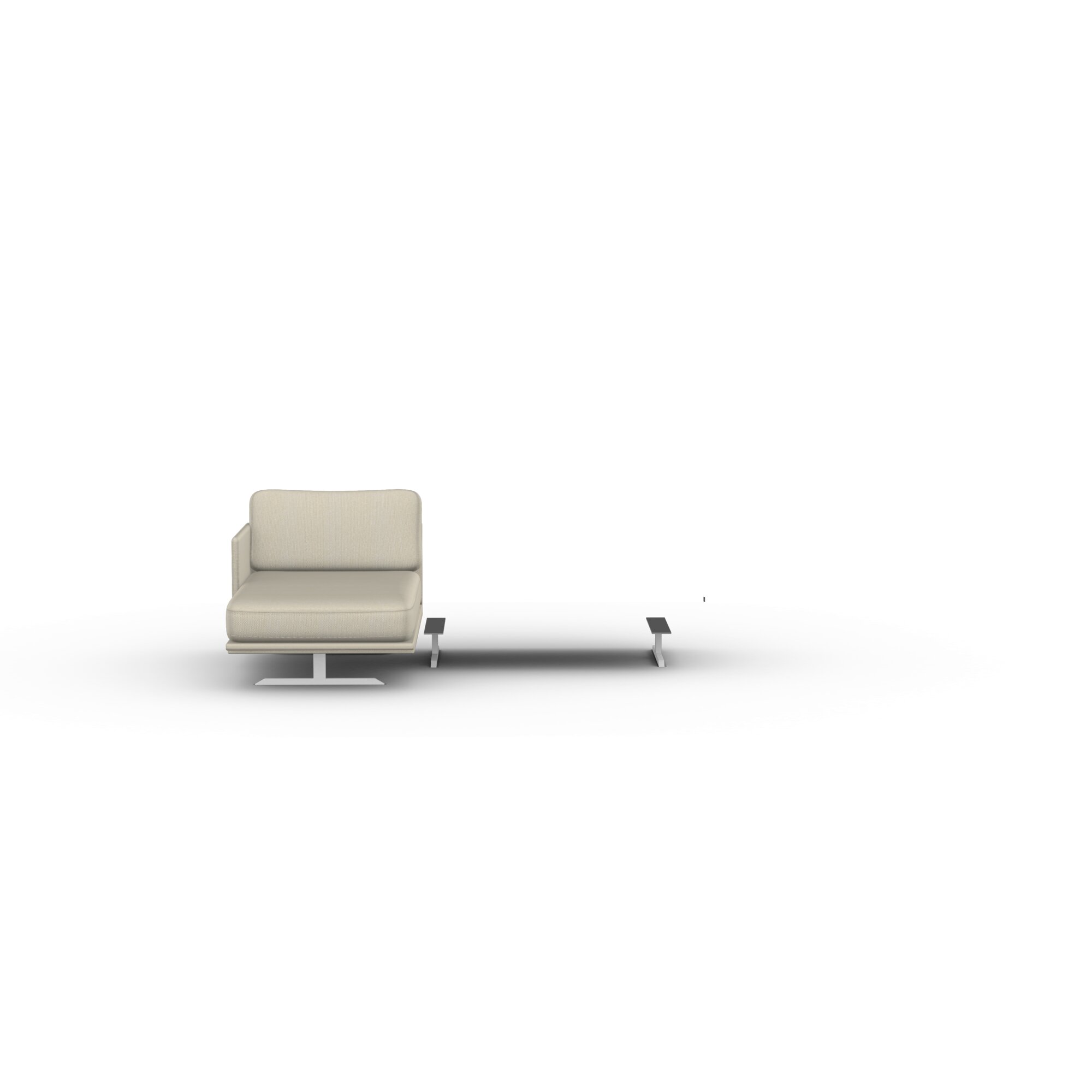 Design modern sofa | Modulo 2 seater corner sofa left Black | Studio HENK | 