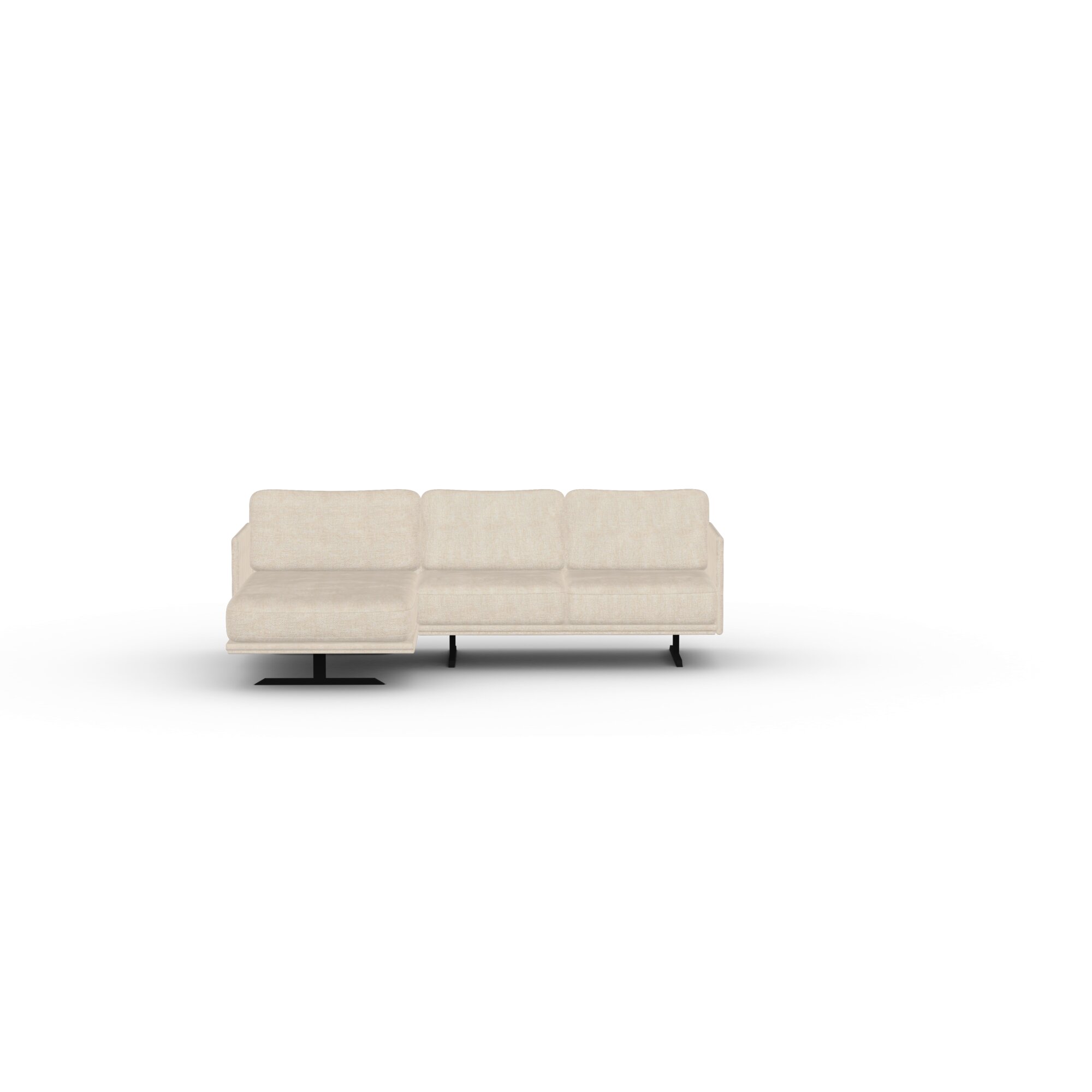 Design modern sofa | Modulo 2.5 seater corner sofa left Beige | Studio HENK | 