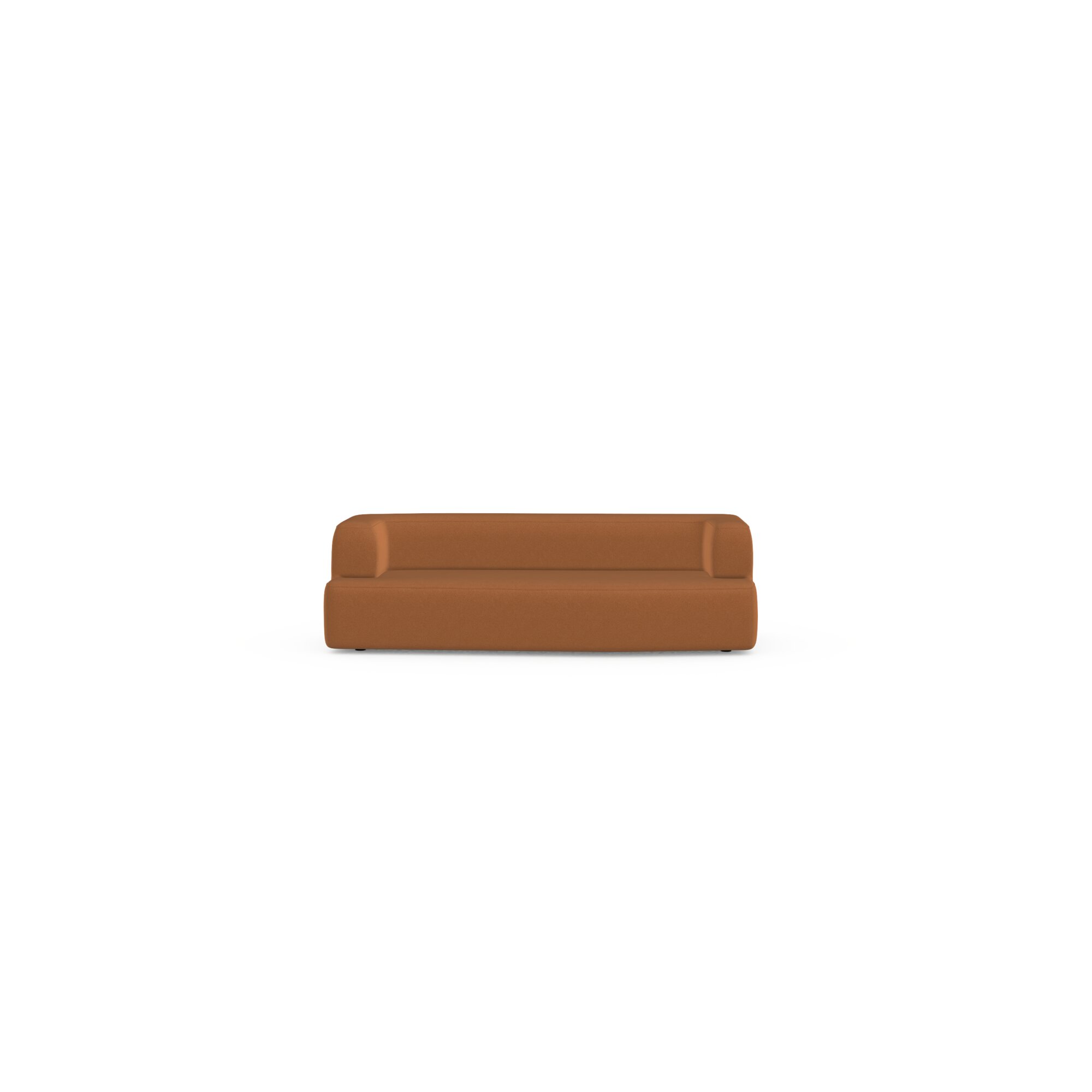 Design modern sofa | Slant 3 seater Light Brown | Studio HENK | 